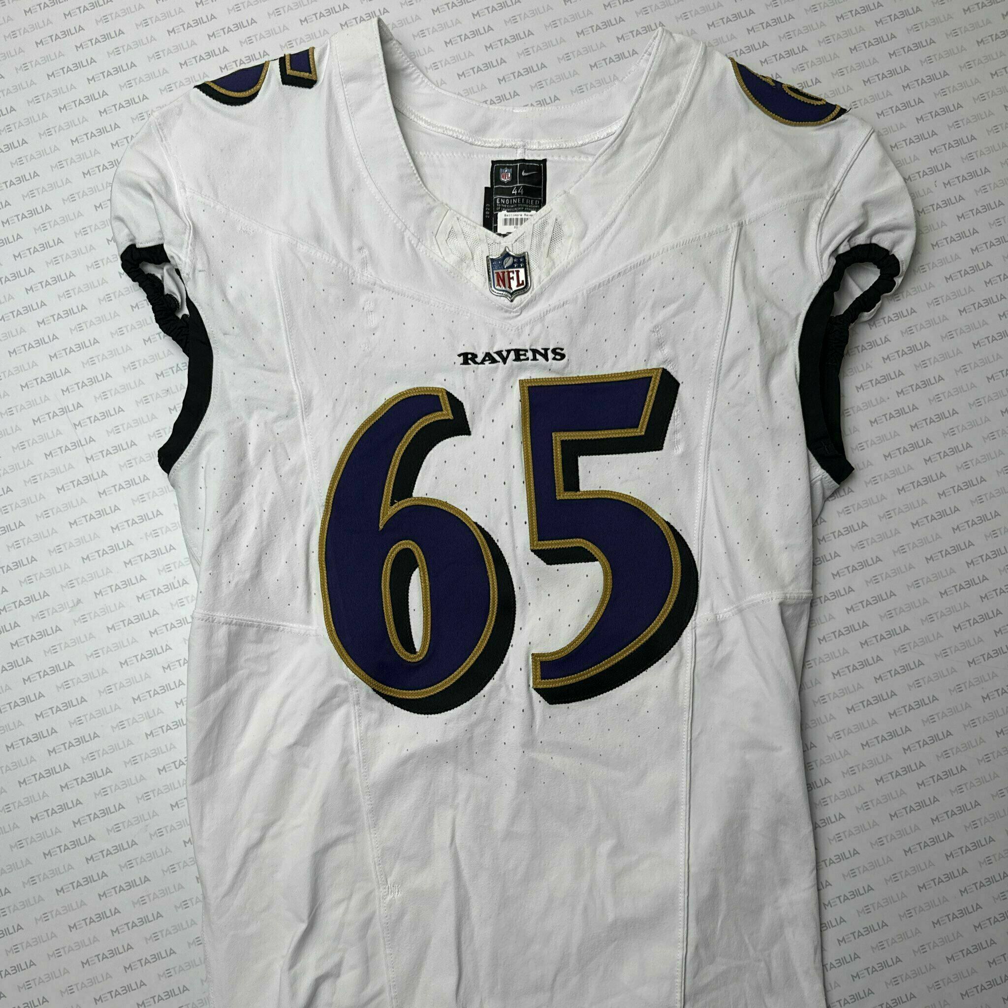 #65 Patrick Mekari Team-Issued White Jersey