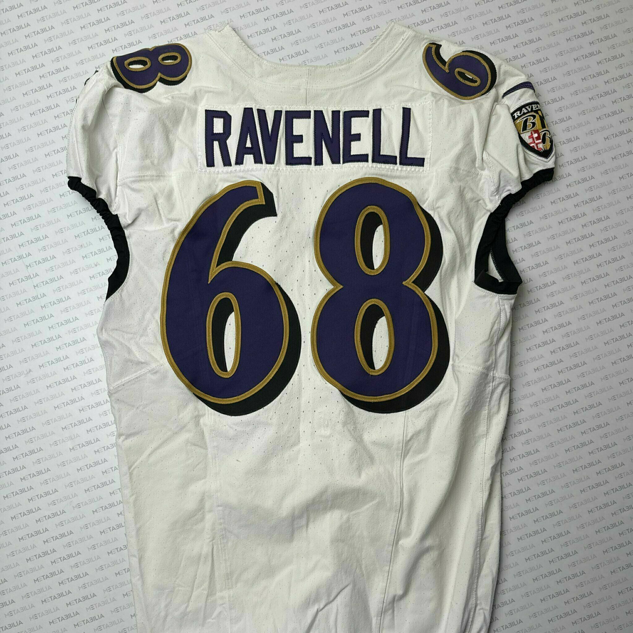 #68 C.J. Ravenell Team-Issued White Jersey