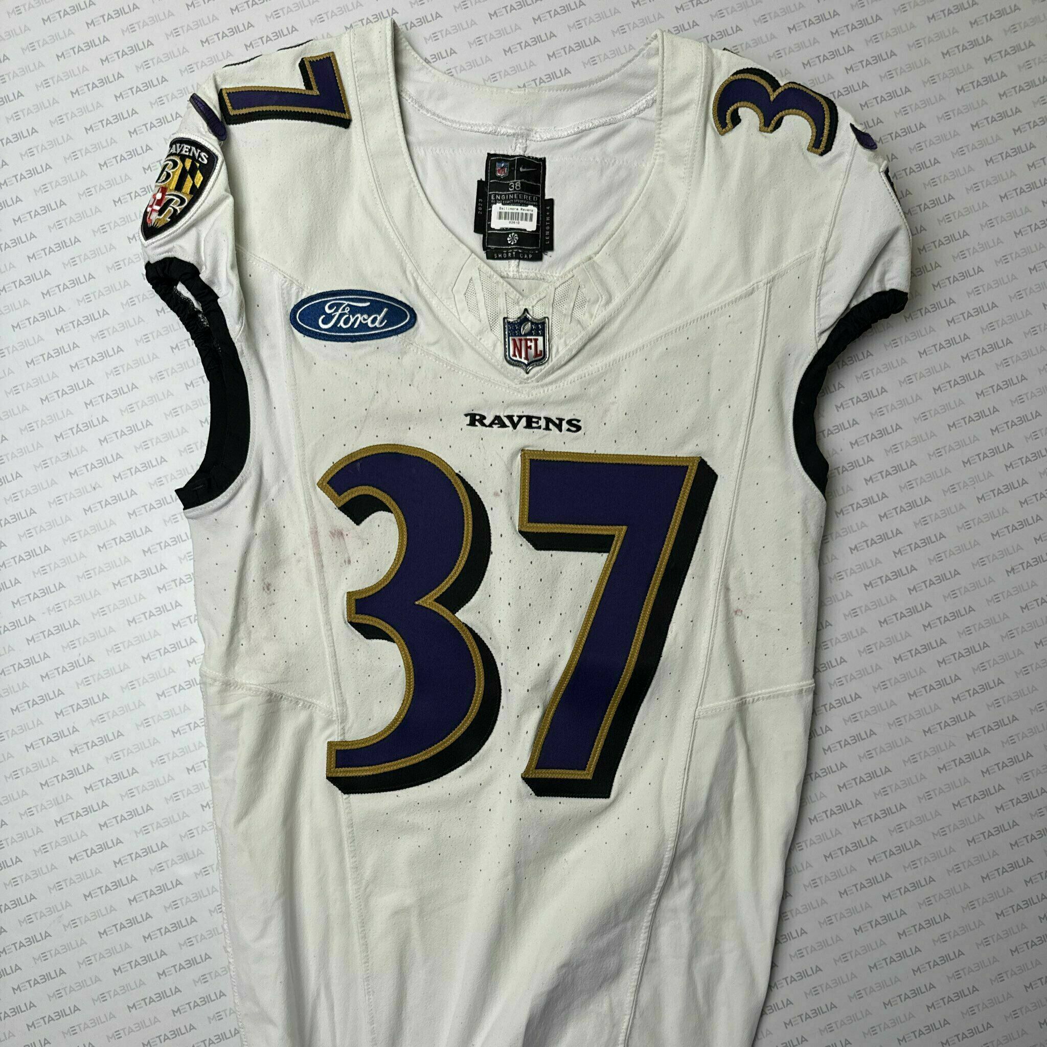 #37 Kenyan Drake Team-Issued White Jersey