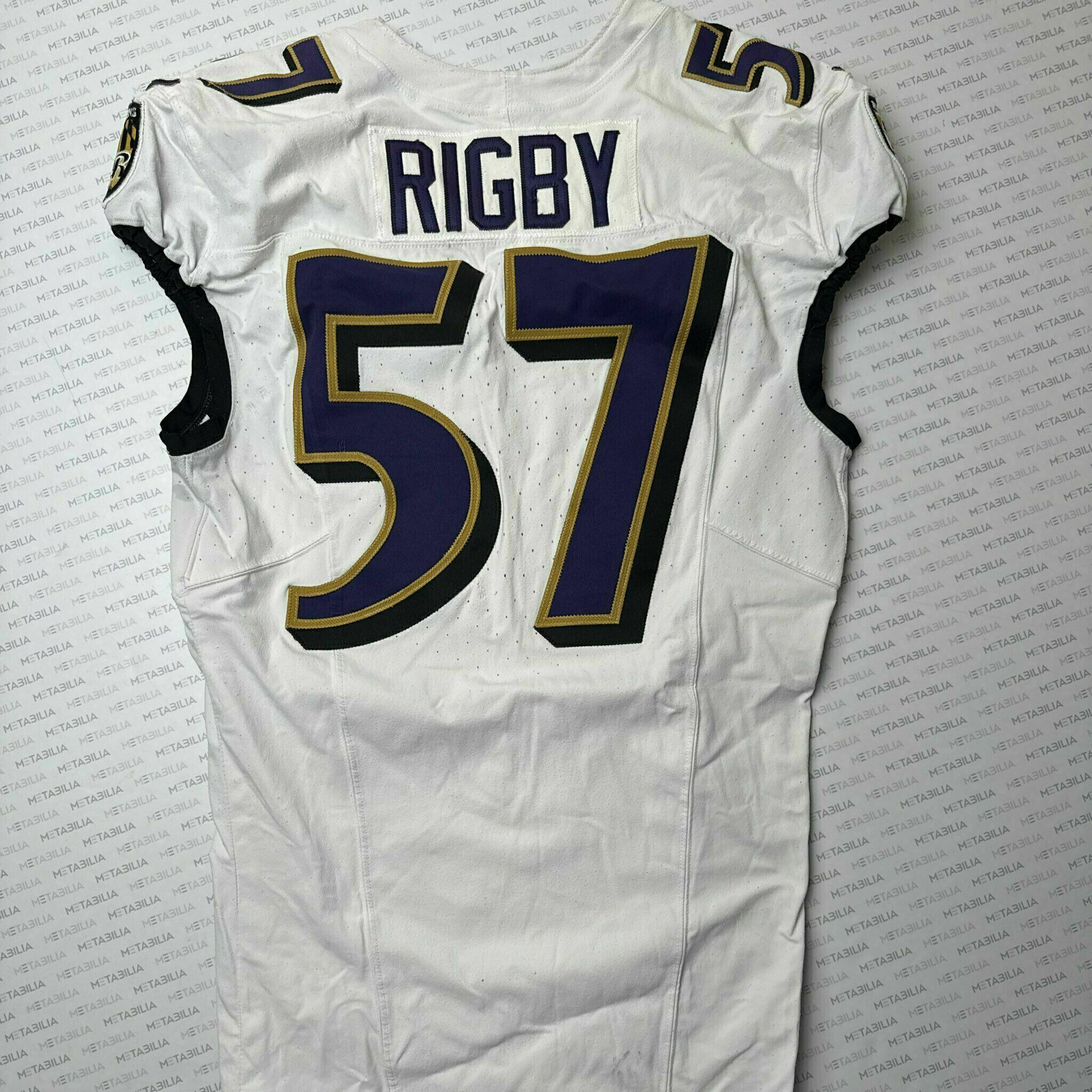 #57 Yvandy Rigby Team-Issued White Jersey