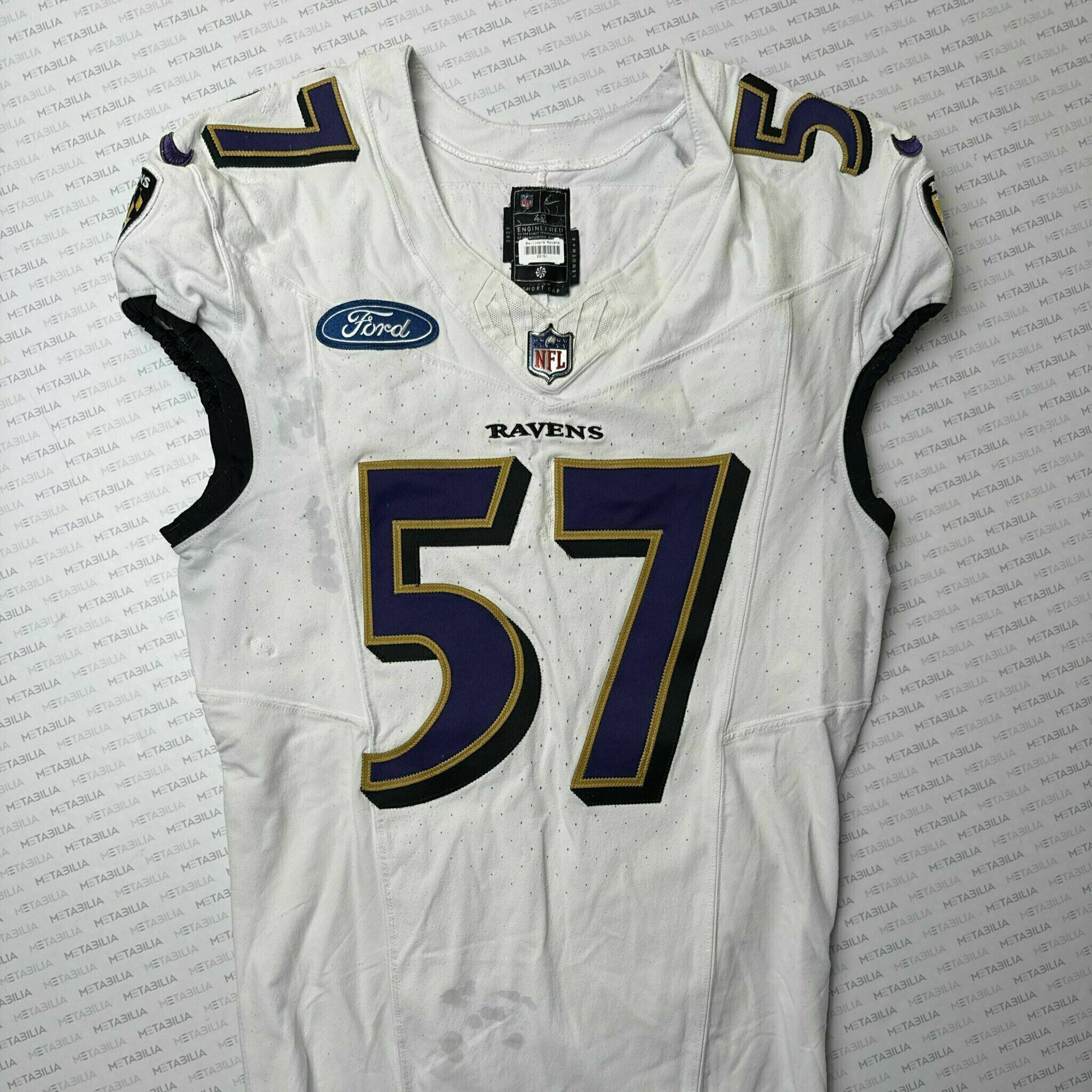 #57 Yvandy Rigby Team-Issued White Jersey