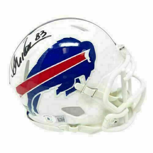 Andre Reed Signed Buffalo Bills 2021 Speed Mini Helmet