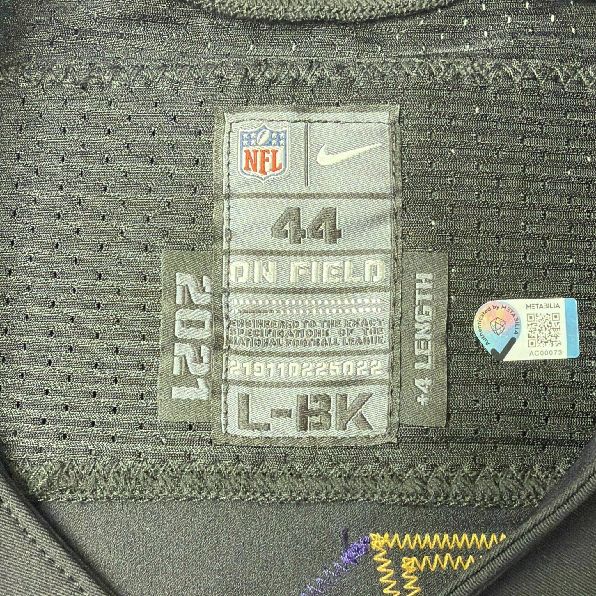 #76 Andre Smith Team-Issued Black Jersey