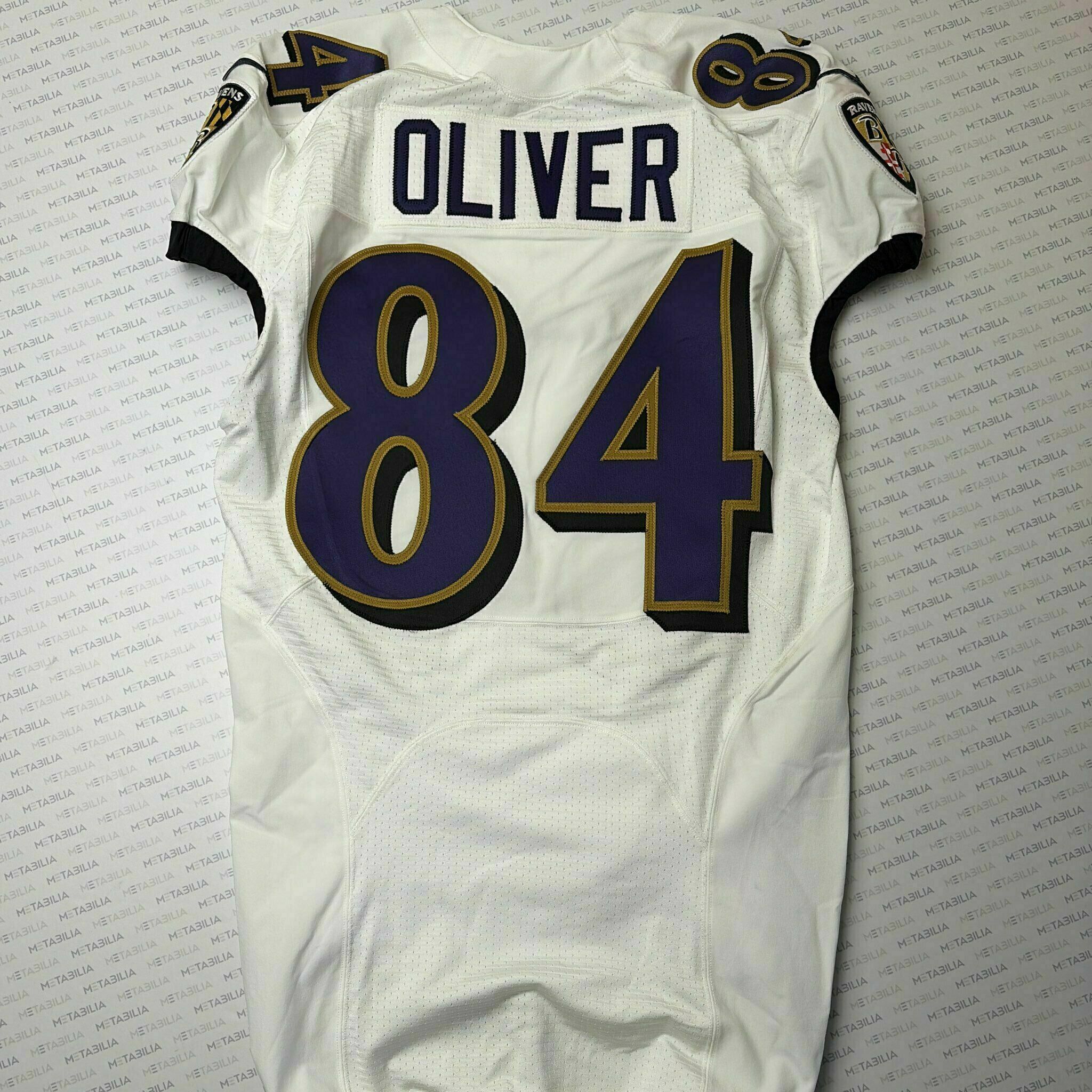 #84 Josh Oliver Team-Issued White Jersey