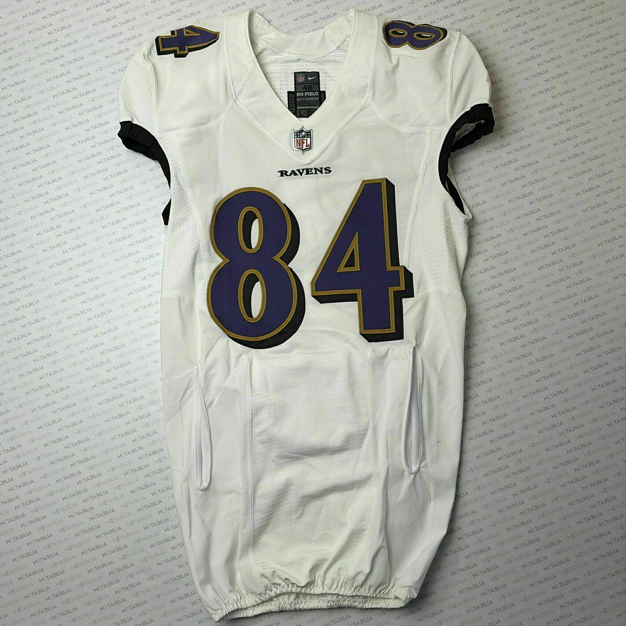 #84 Josh Oliver Team-Issued White Jersey