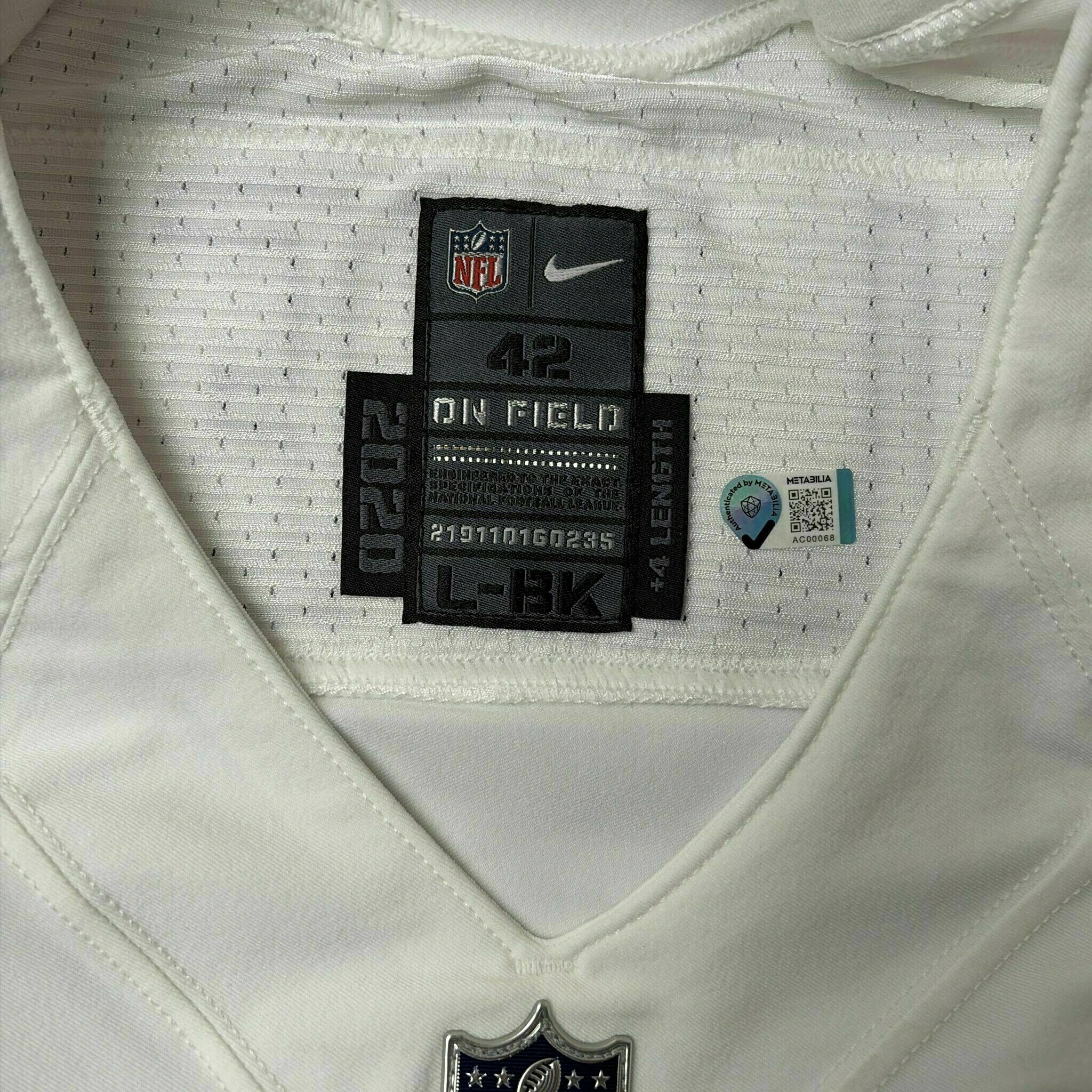 #84 Josh Oliver Team-Issued White Jersey
