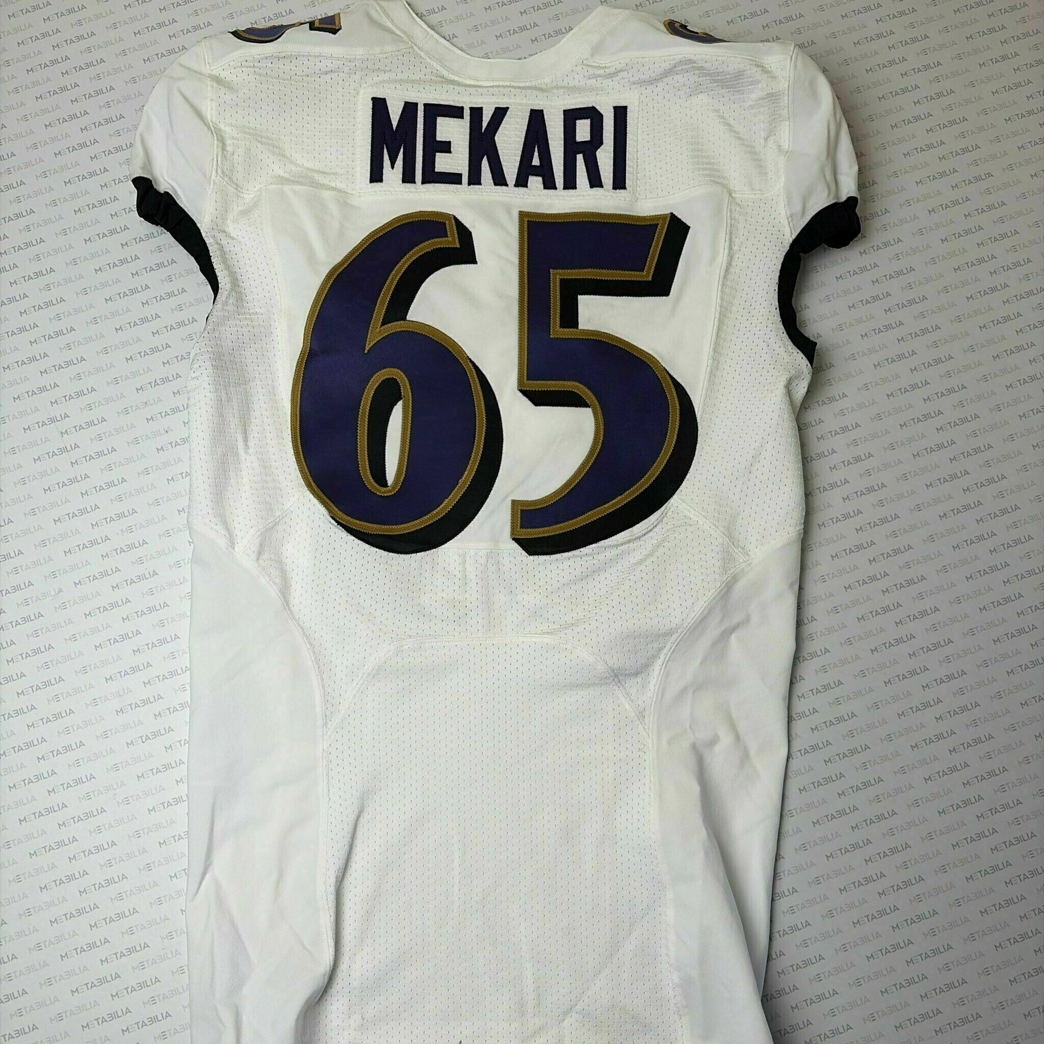 #65 Patrick Mekari Team-Issued White Jersey