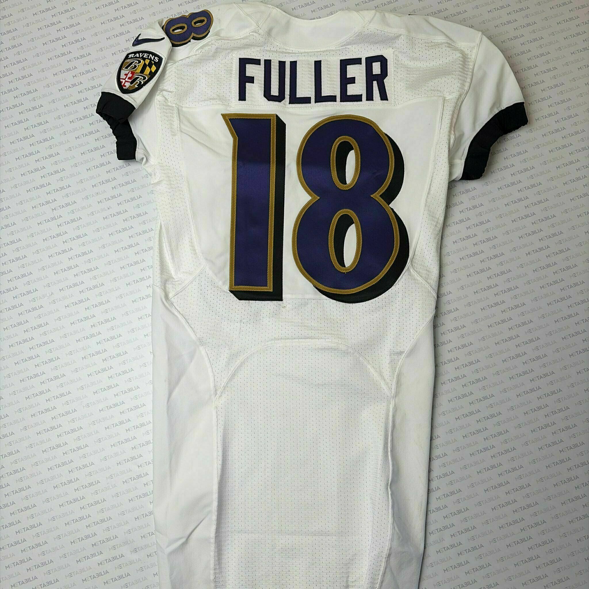 #18 Kyle Fuller Team-Issued White Jersey
