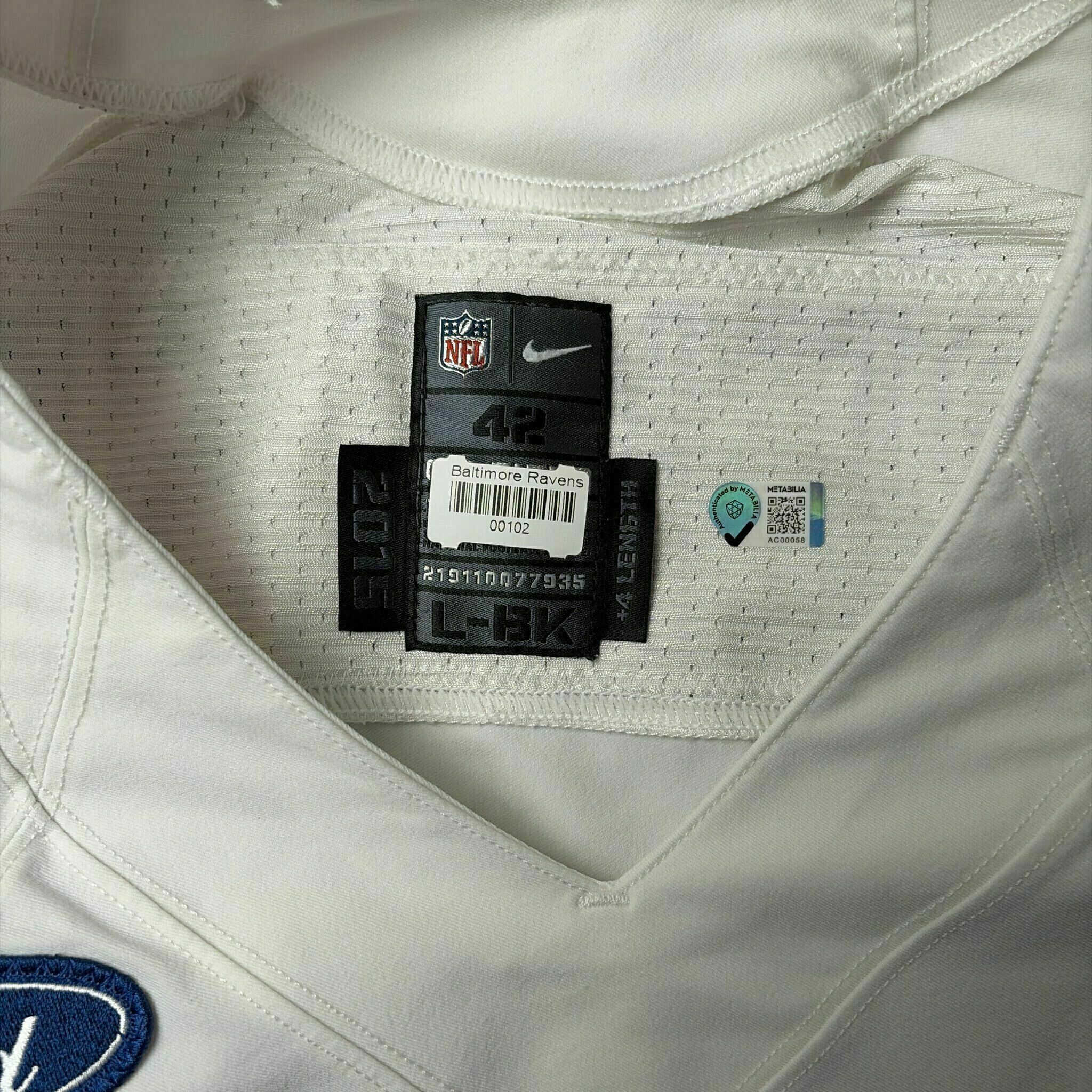 #96 Domata Peko Sr Team-Issued White Jersey