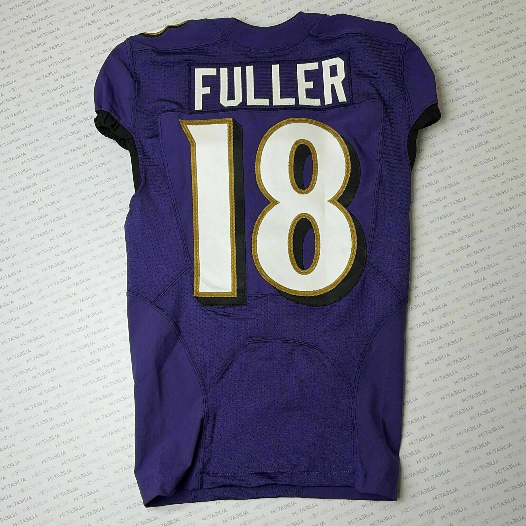 #18 Kyle Fuller Team-Issued Purple Jersey