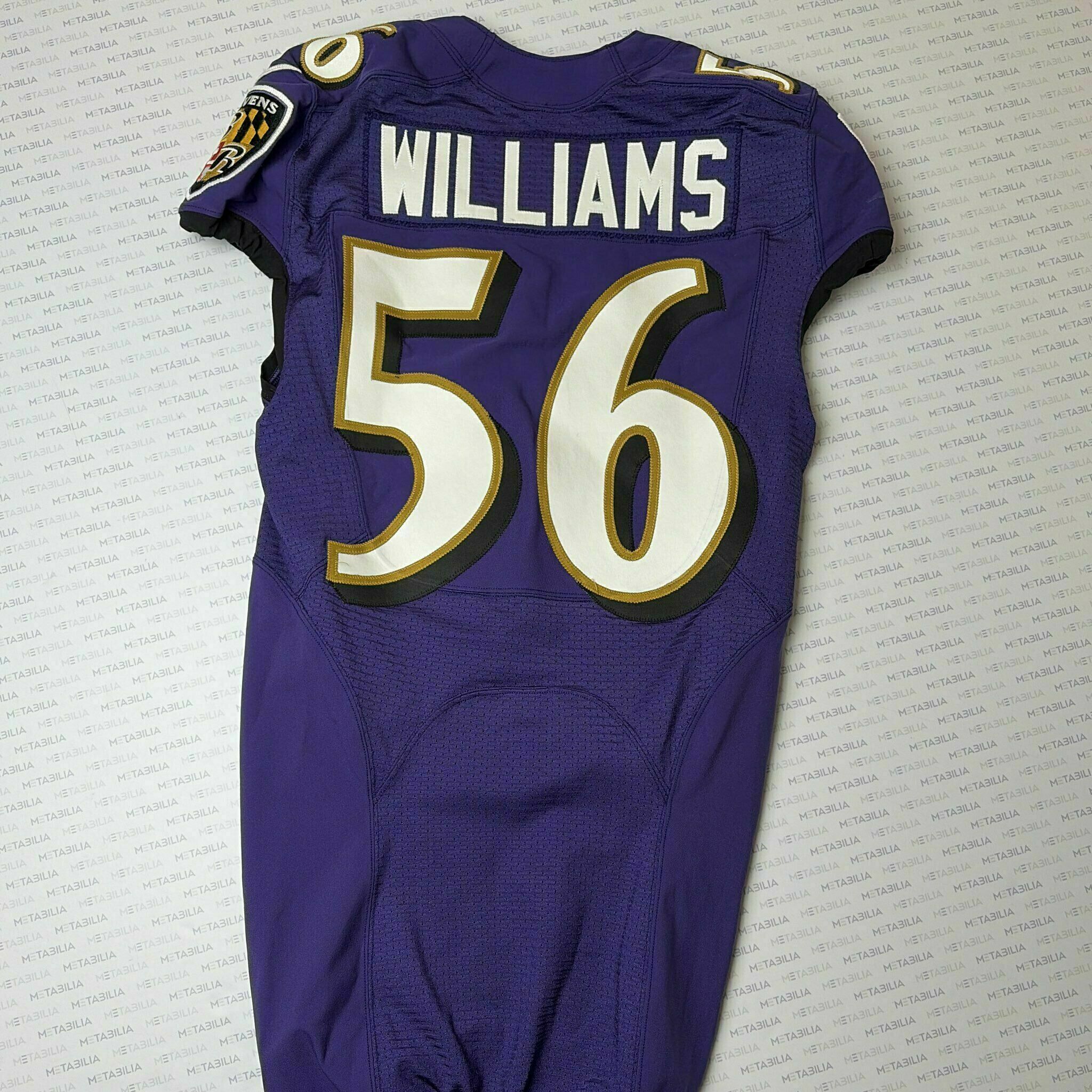 #56 Tim Williams Team-Issued Purple Jersey