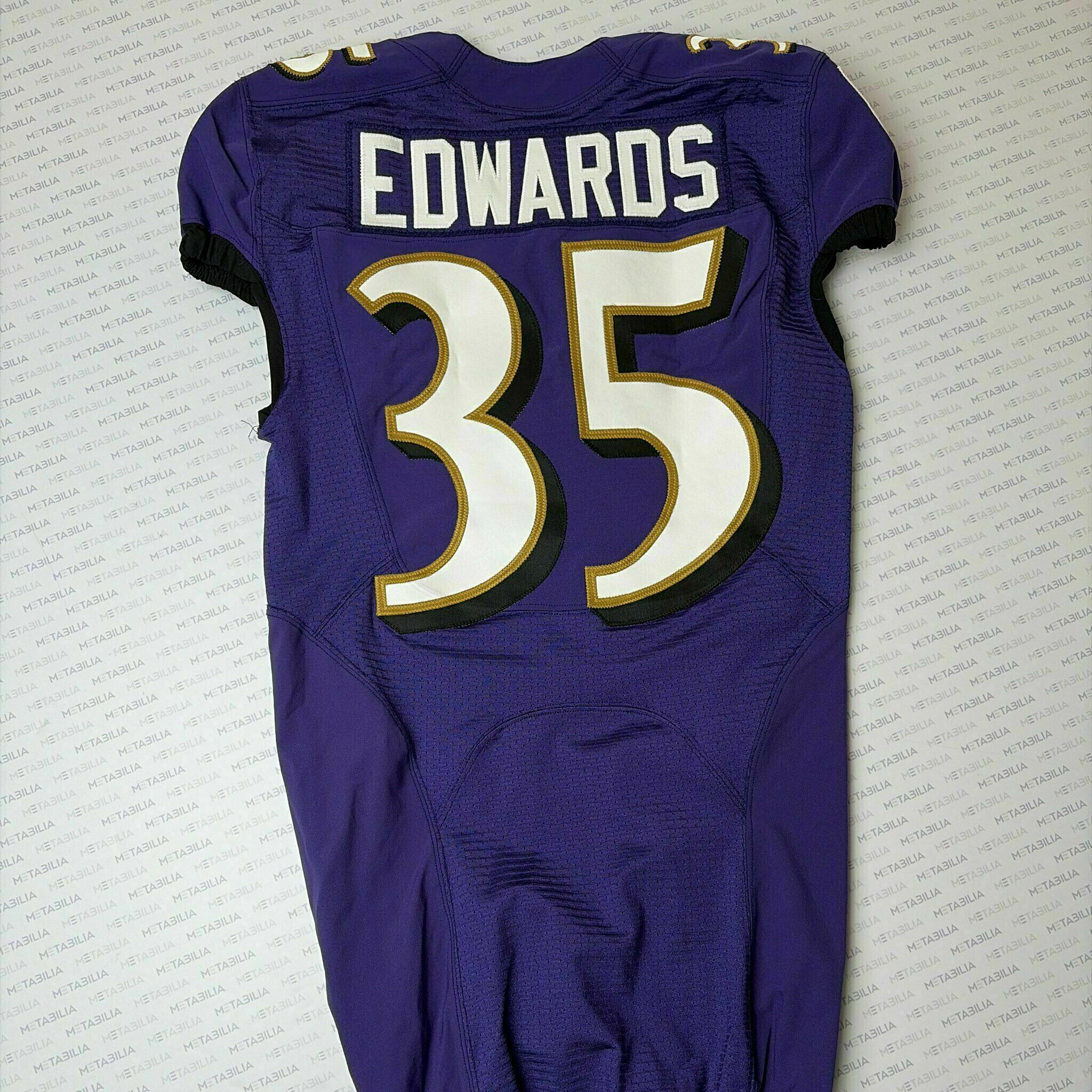 FREE GIVEAWAY - #35 Gus Edwards Team-Issued Purple Jersey