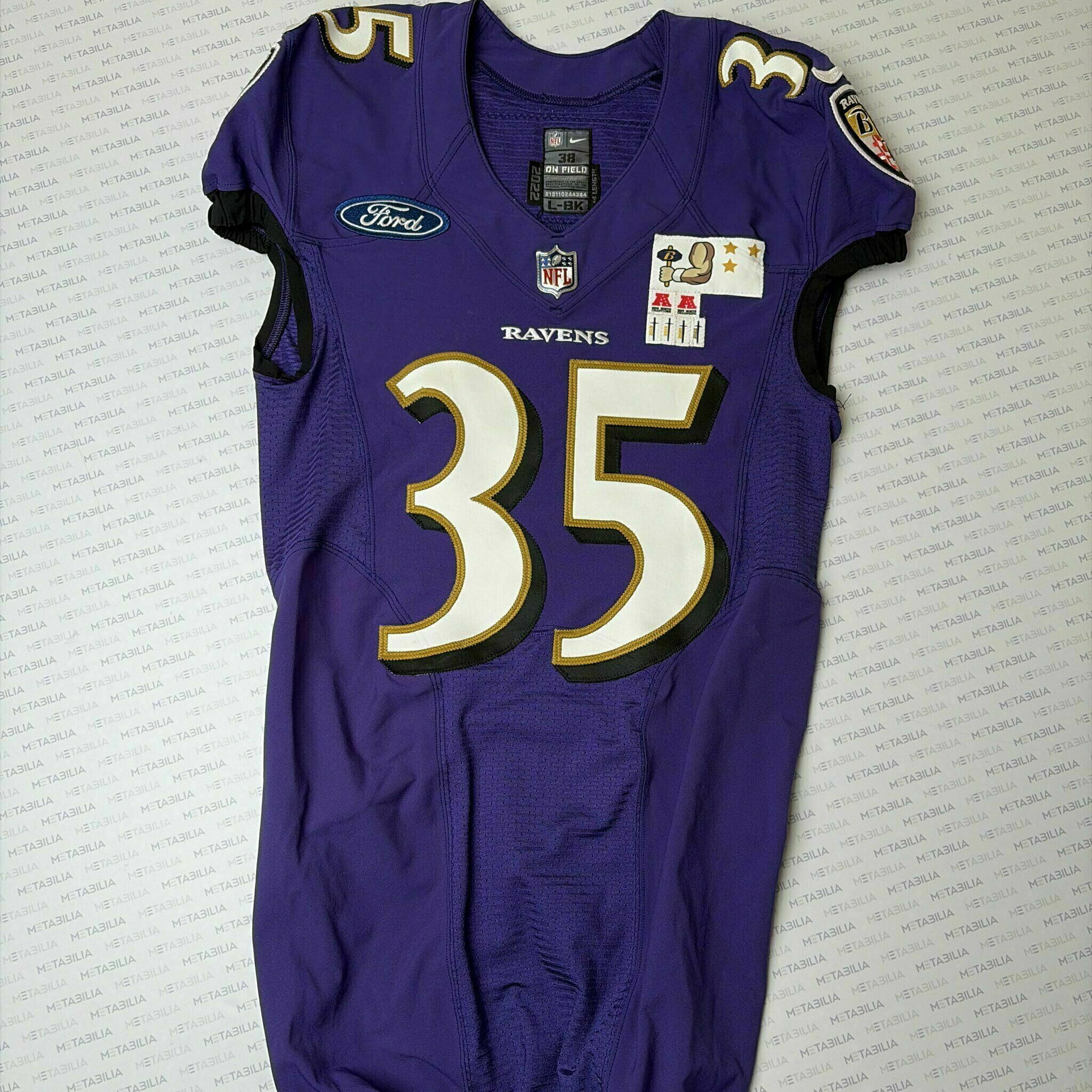 FREE GIVEAWAY - #35 Gus Edwards Team-Issued Purple Jersey