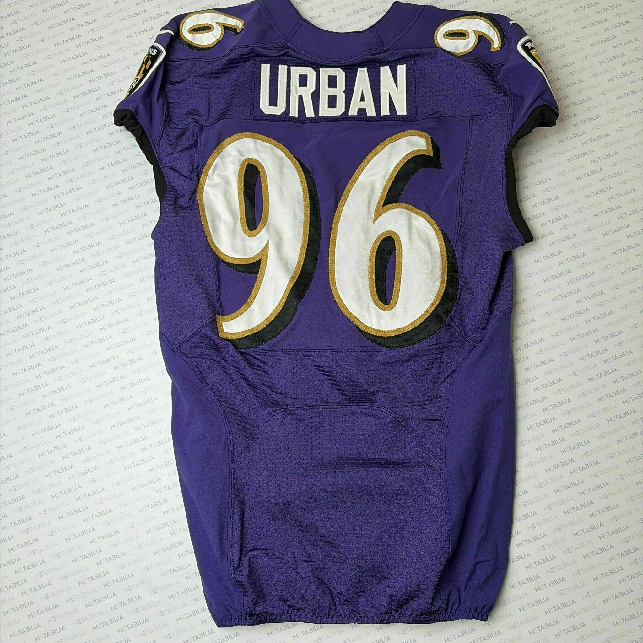 #96 Brent Urban Team-Issued Purple Jersey