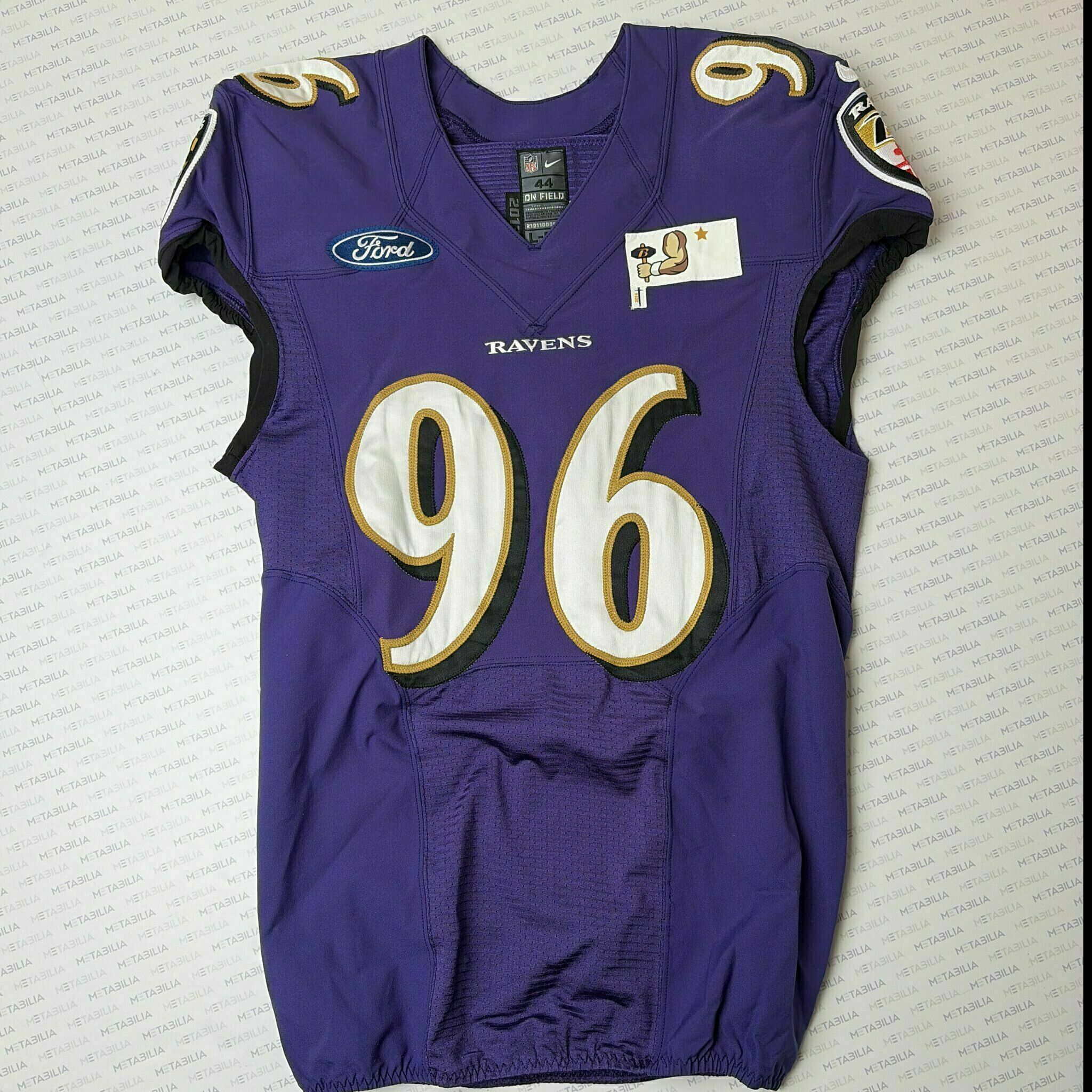 #96 Brent Urban Team-Issued Purple Jersey