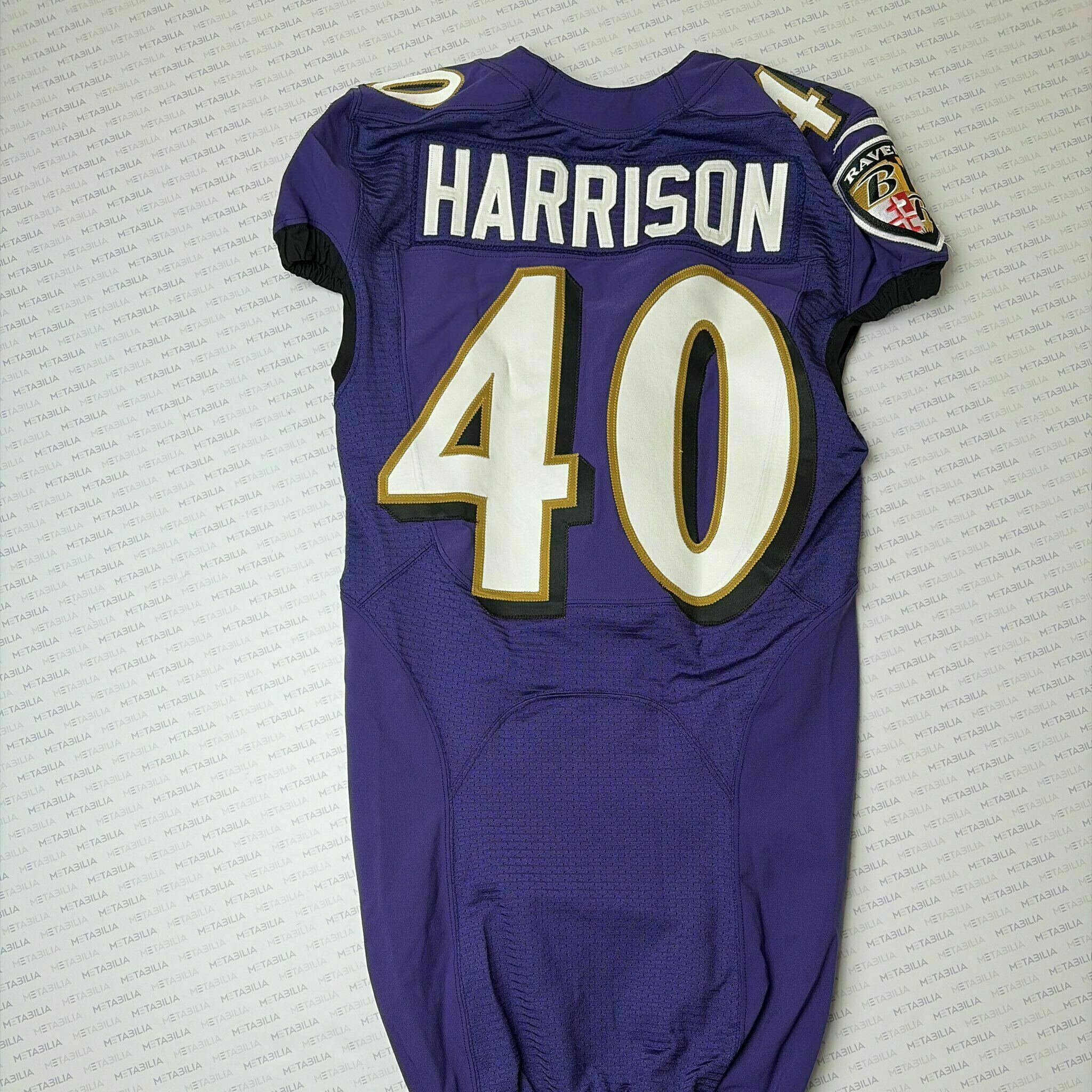 #40 Malik Harrison Team-Issued Purple Jersey