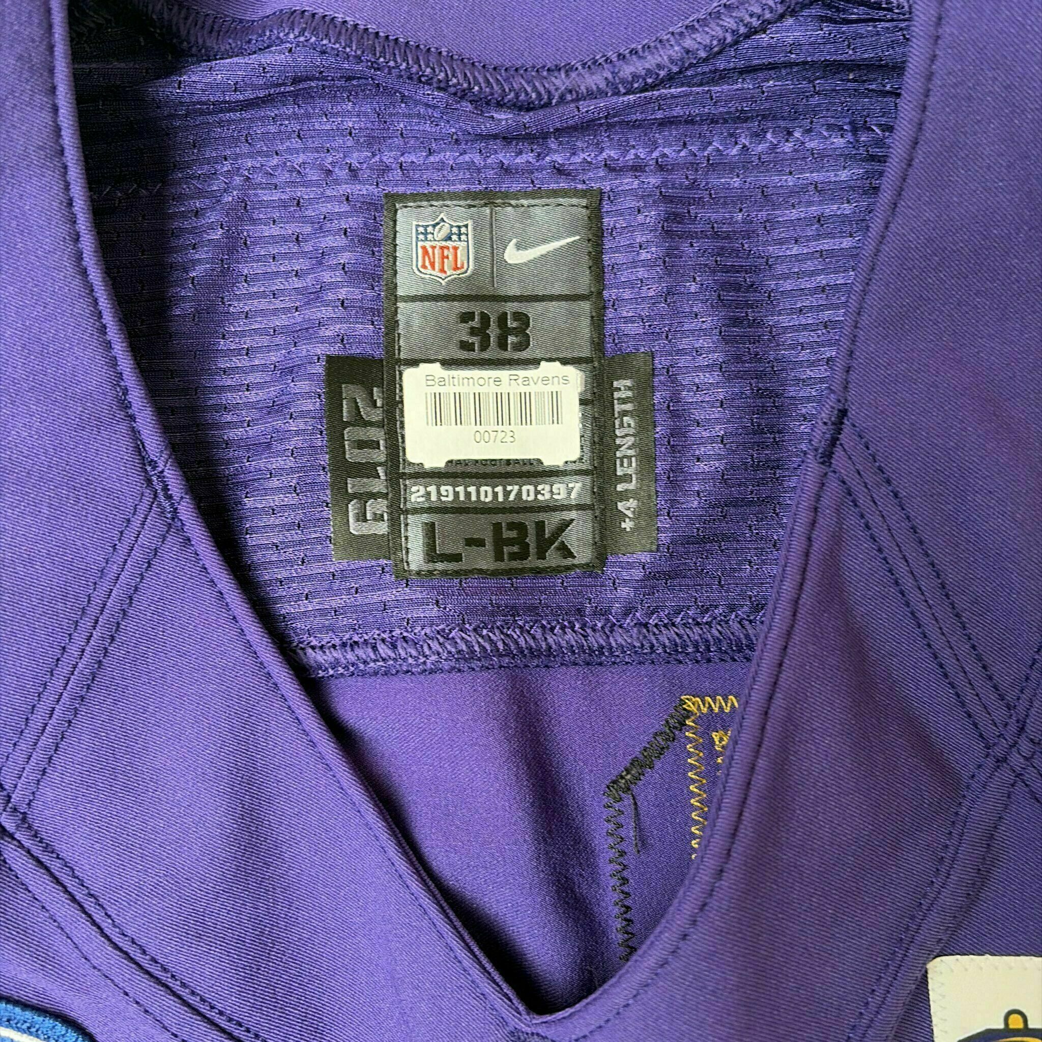 #40 Malik Harrison Team-Issued Purple Jersey