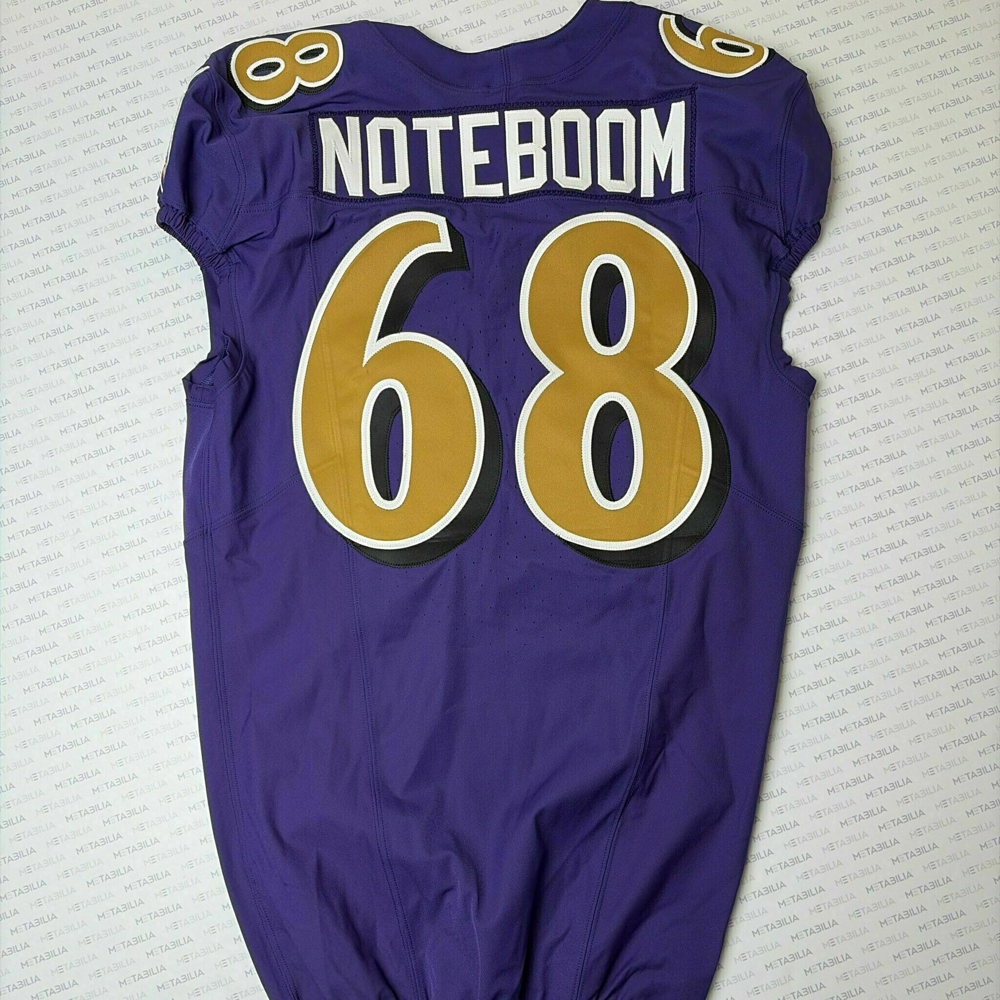 #68 Joseph Noteboom Team-Issued Purple Jersey