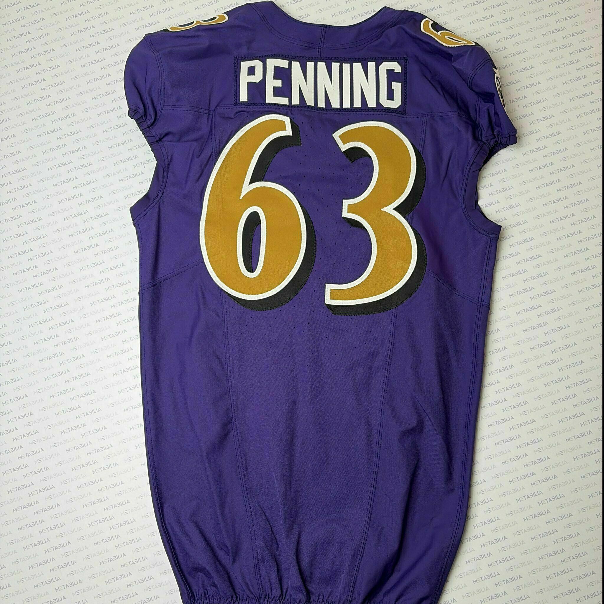 #63 Jarad Penning Team-Issued Purple Jersey