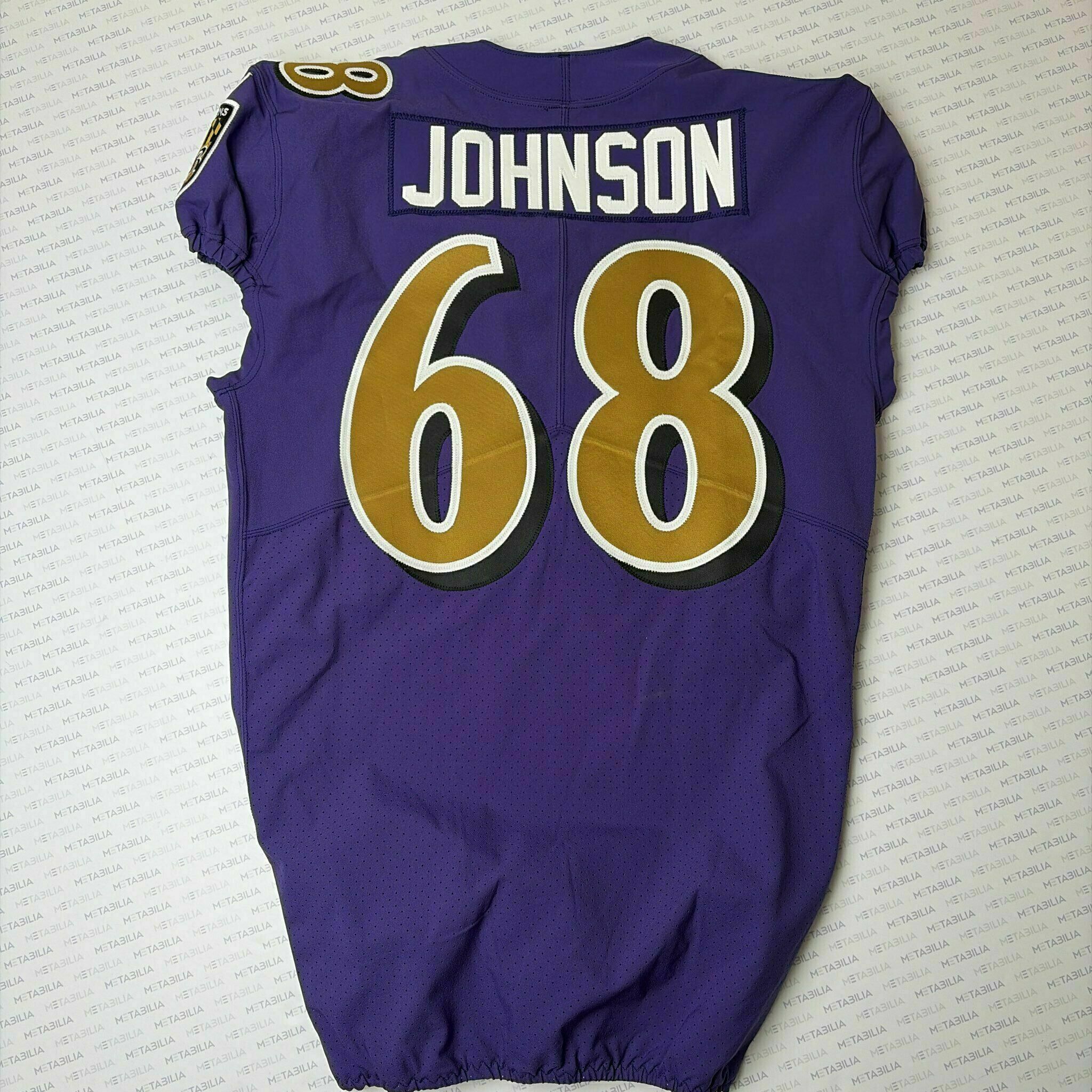 #68 Patrick Johnson Team-Issued Purple Jersey