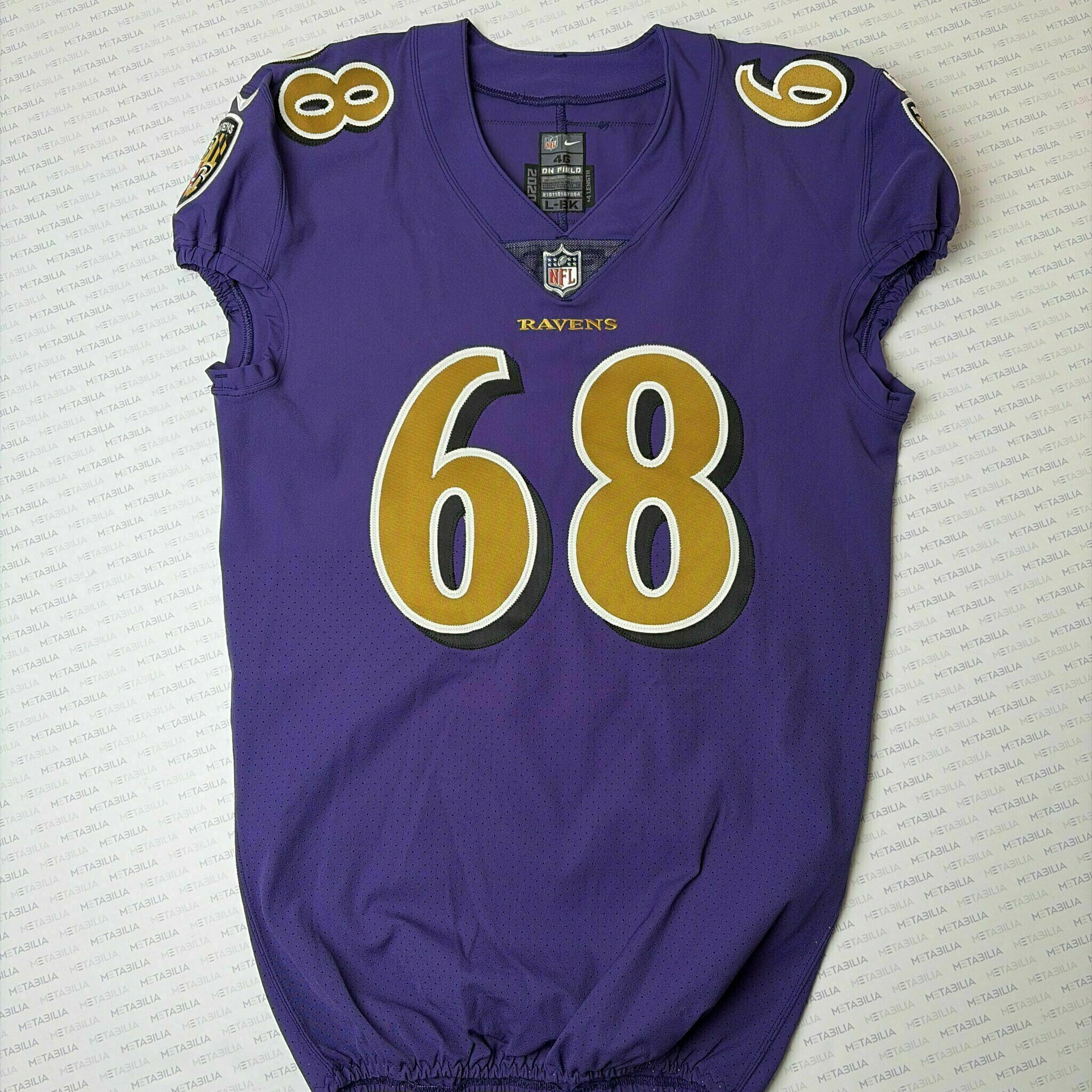 #68 Patrick Johnson Team-Issued Purple Jersey