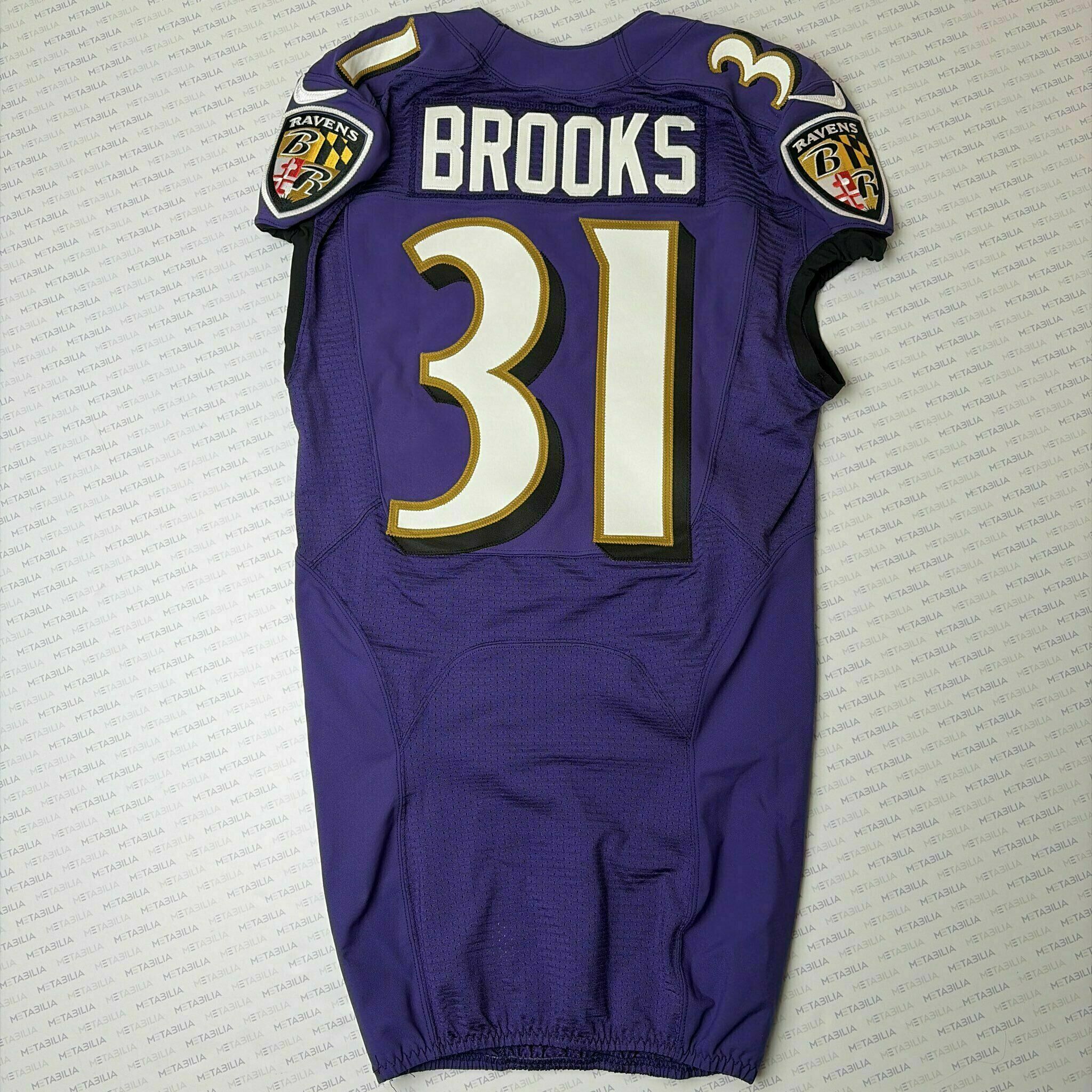 #31 Terrence Brooks Team-Issued Purple Jersey