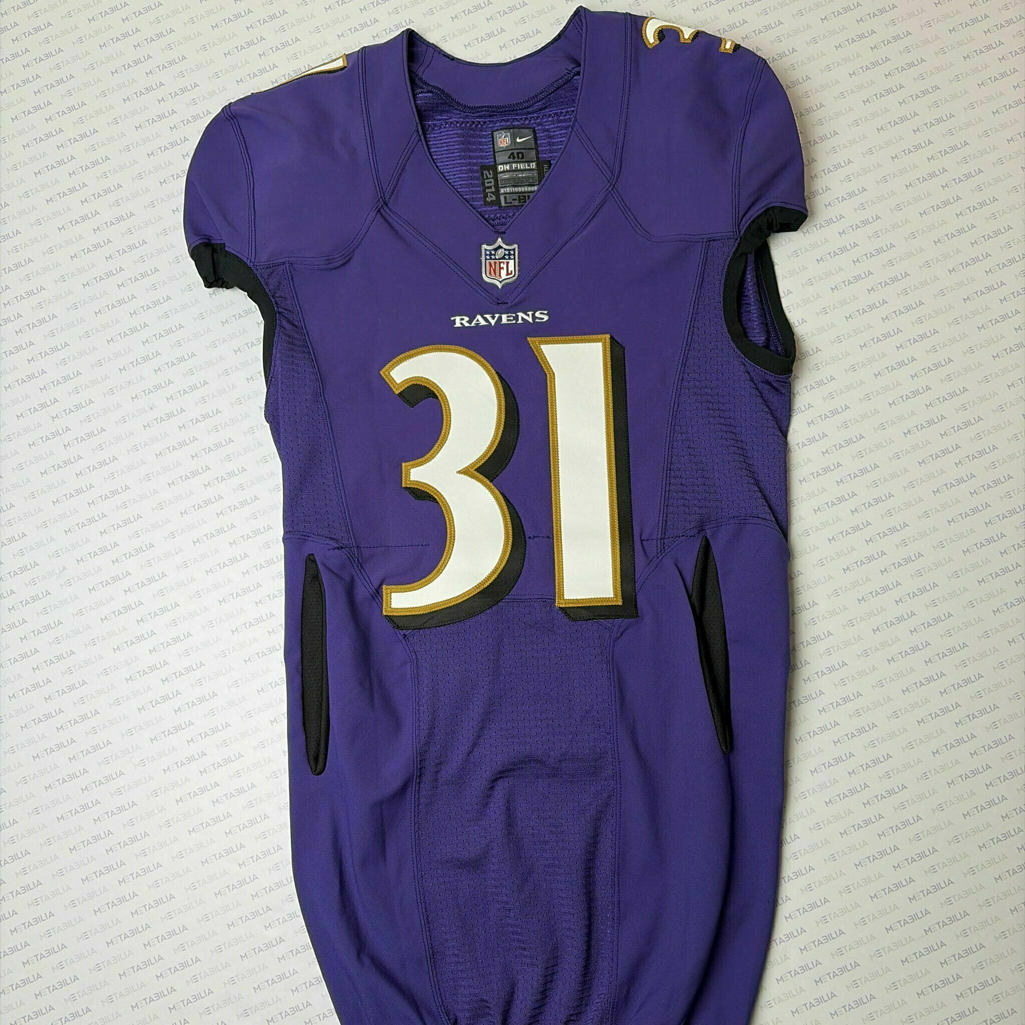 #31 Terrence Brooks Team-Issued Purple Jersey