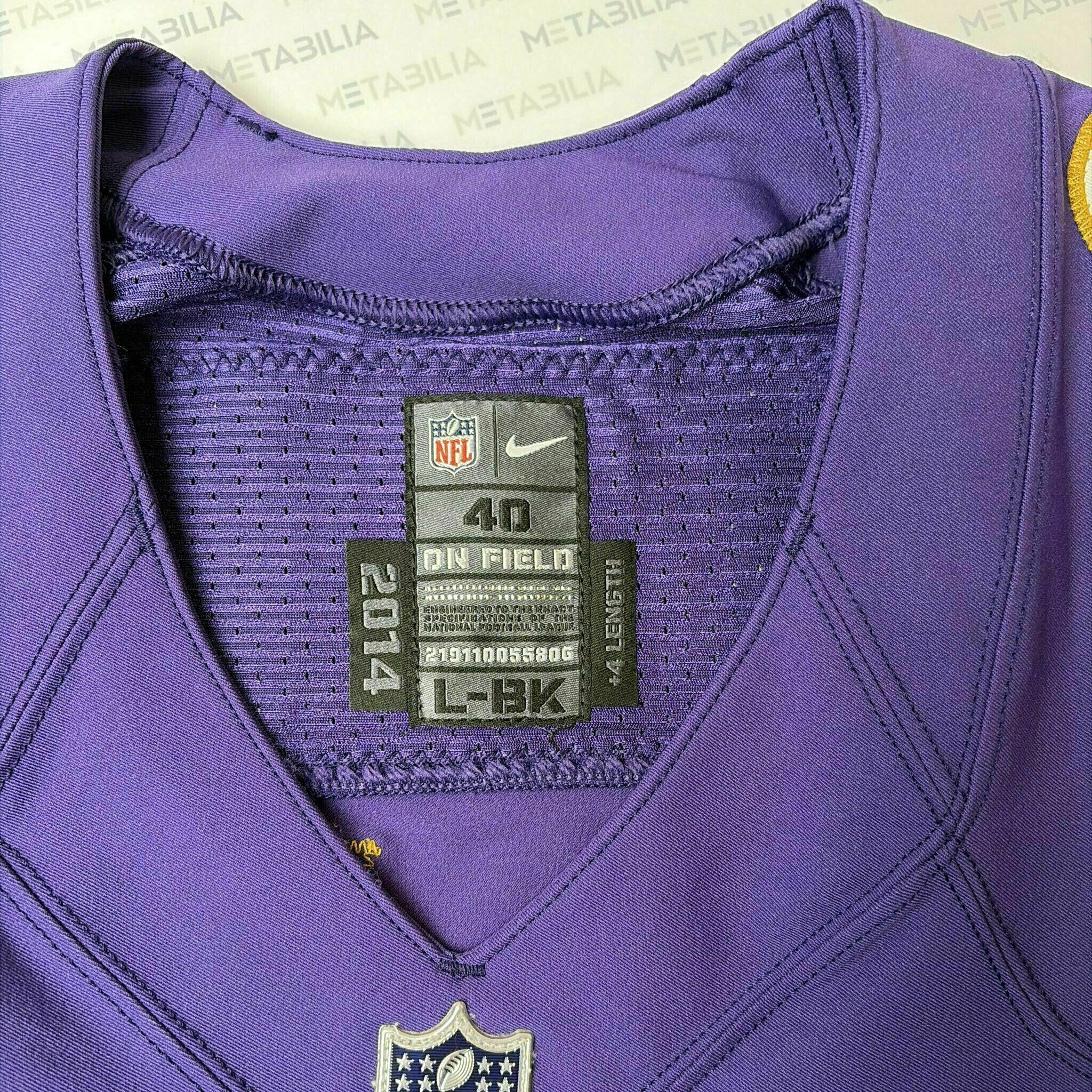 #31 Terrence Brooks Team-Issued Purple Jersey
