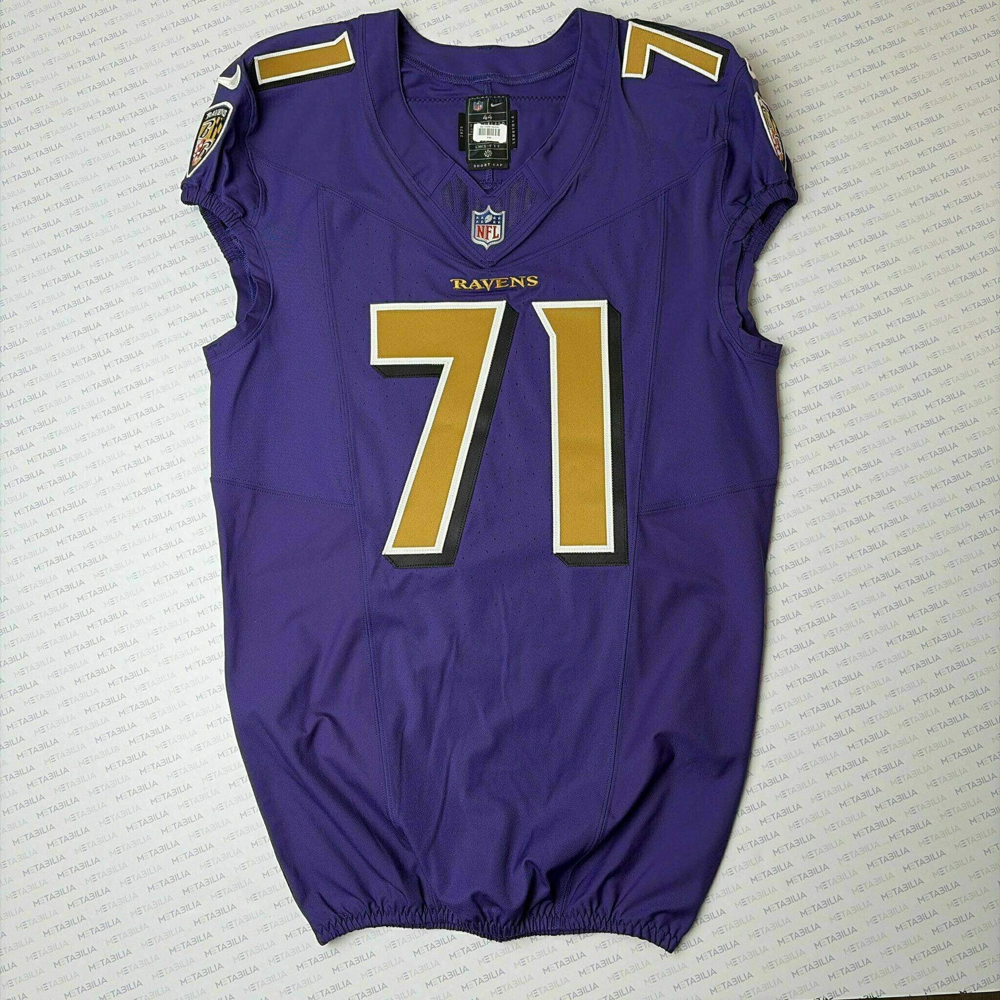#71 Carson Vinson Team-Issued Purple Jersey