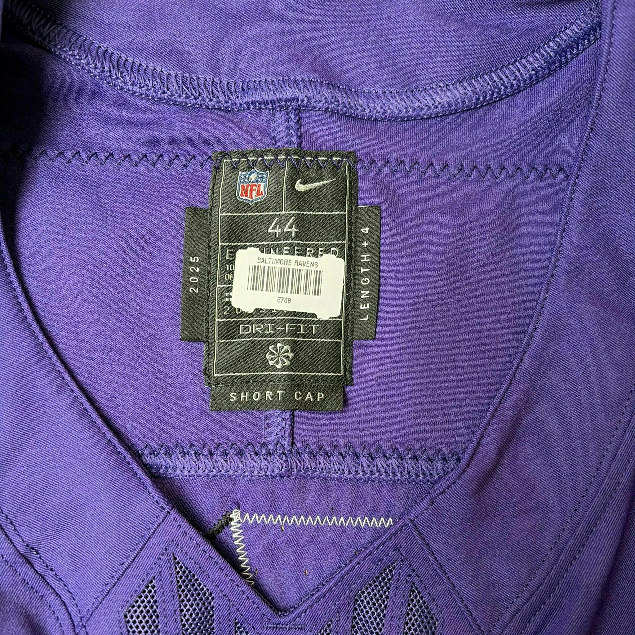 #71 Carson Vinson Team-Issued Purple Jersey