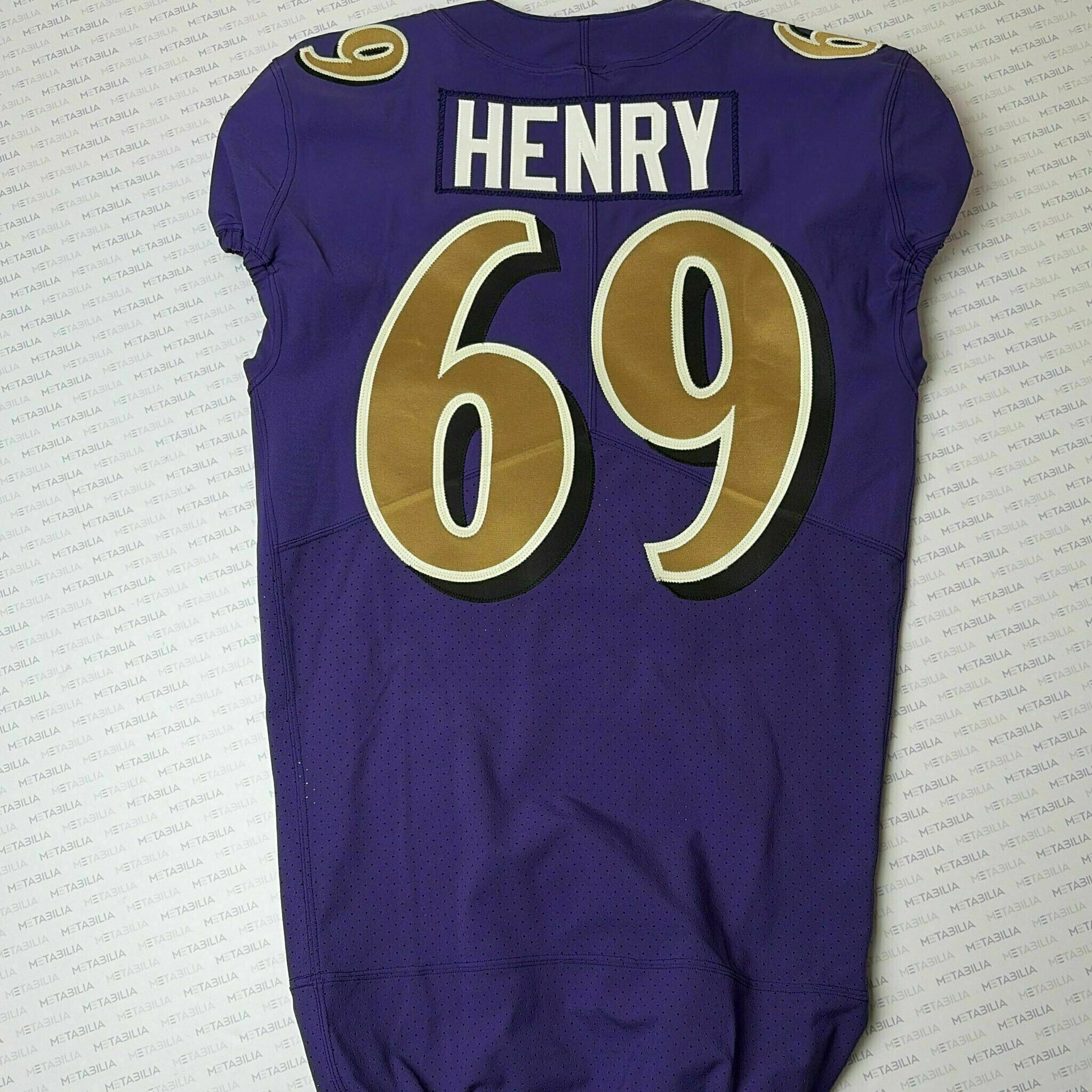 #69 Willie Henry Team-Issued Purple Jersey