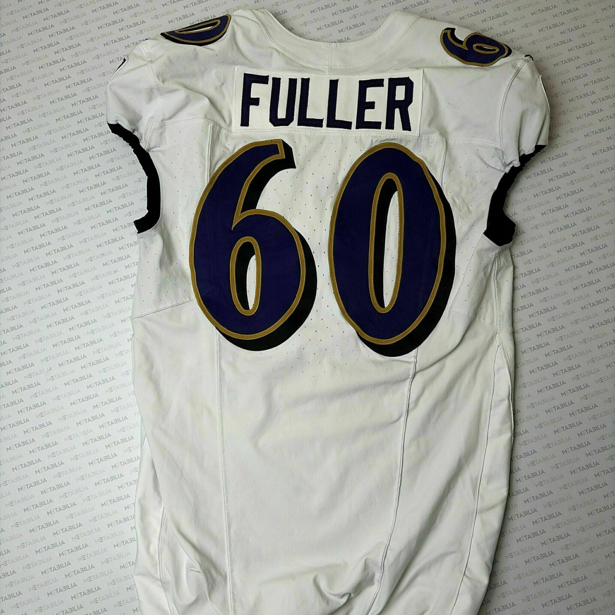 #60 David Fuller Team-Issued White Jersey