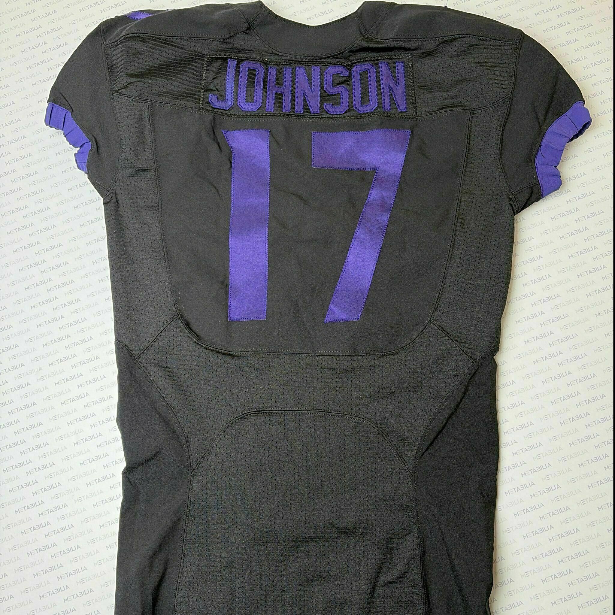 #17 Tramaine Johnson Team-Issued Black Jersey