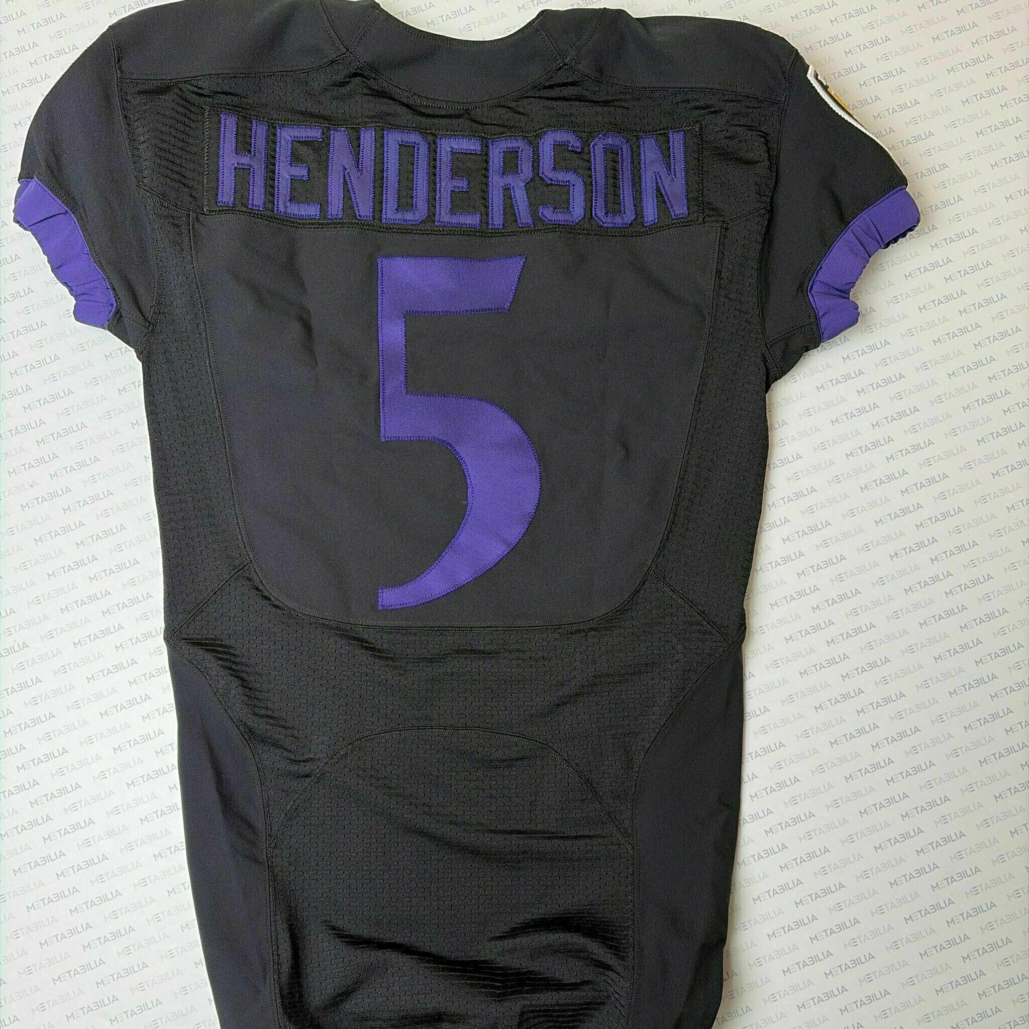 #5 Nolan Henderson  Team-Issued Black Jersey