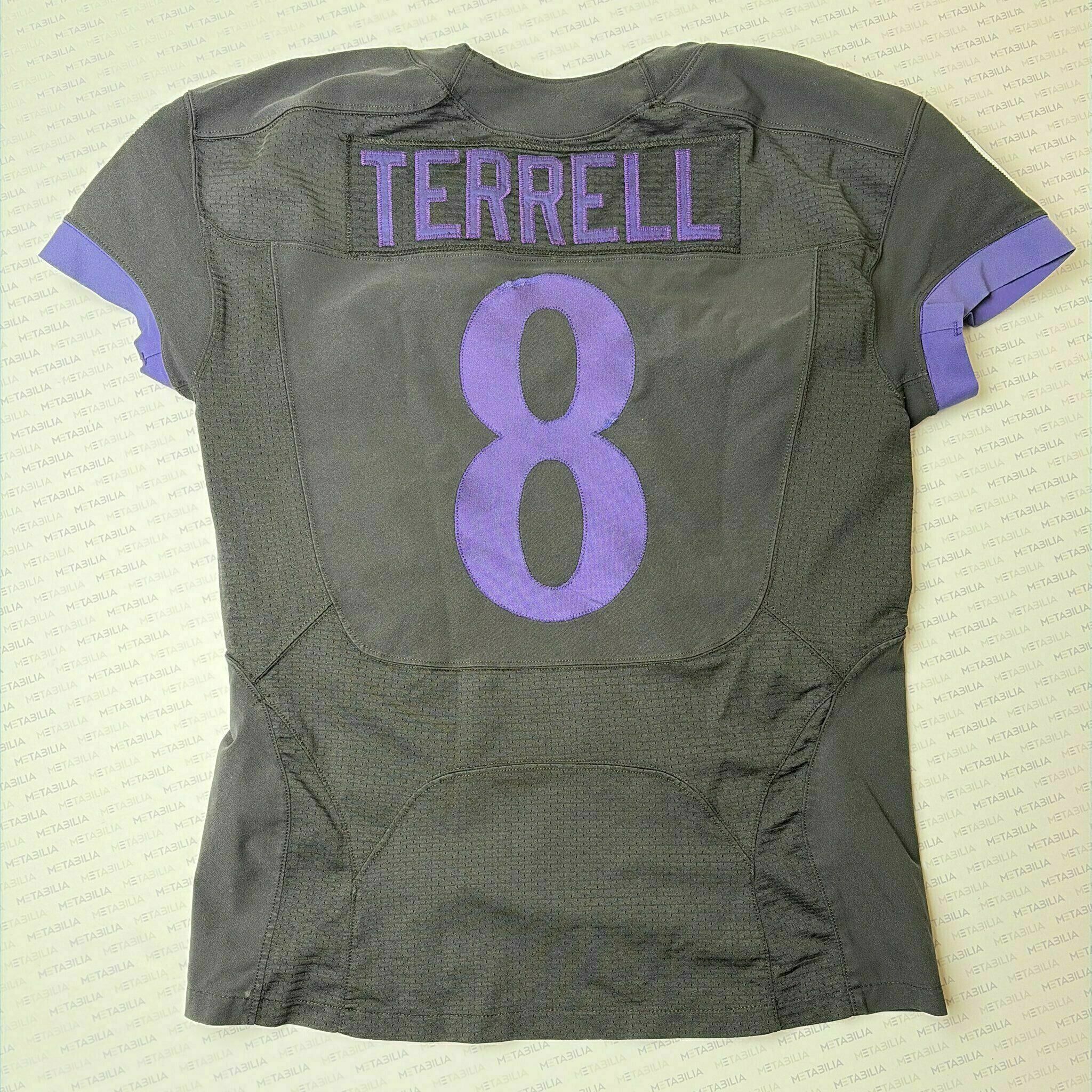 #8 Zach Terrell Team-Issued Black Jersey