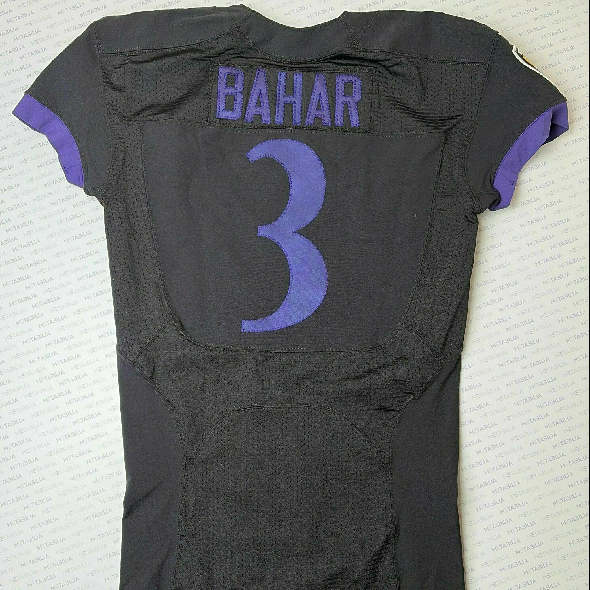 #3 Kenji Bahar Team-Issued Black Jersey