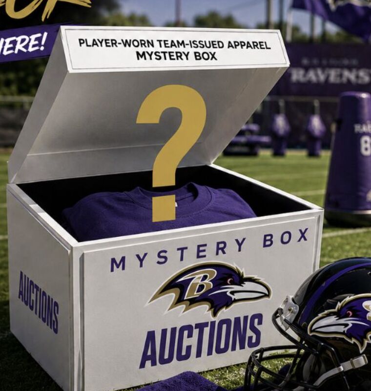 Mystery Box, Incl STS GUB, Player-Worn Team-Issued Tees, Sweatshirts, Sweatpants and Pants.