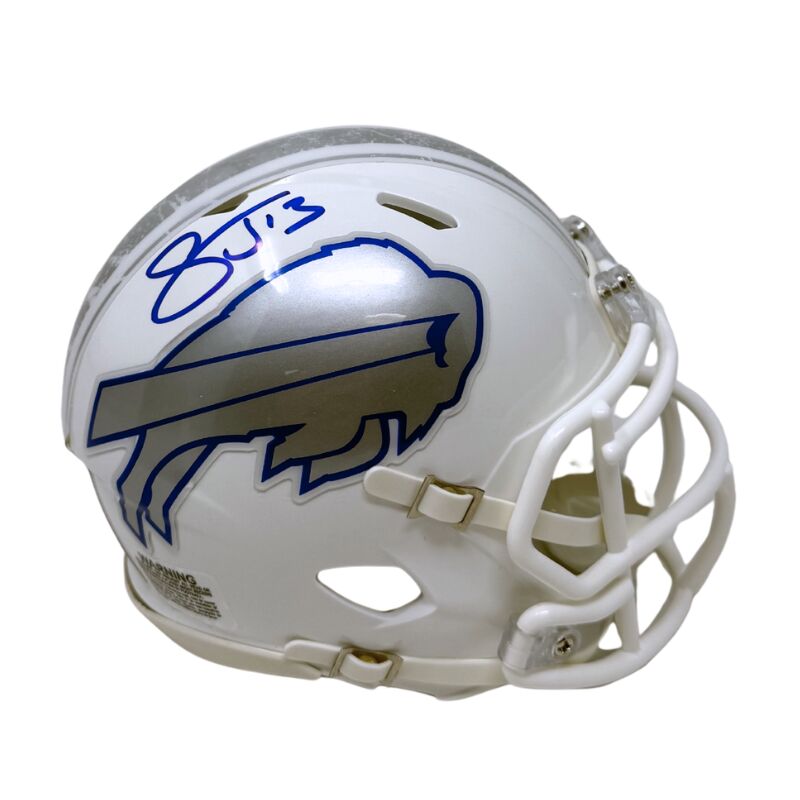 Stevie Johnson Signed Buffalo Bills Rivalries Speed Mini Helmet
