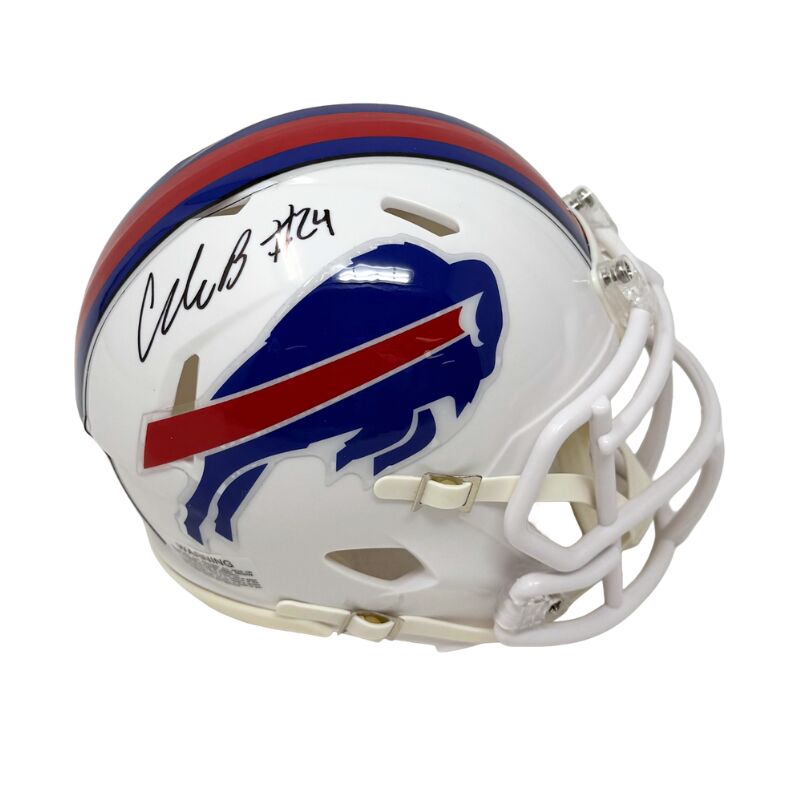 Cole Bishop Signed Buffalo Bills 2021 Speed Mini Helmet