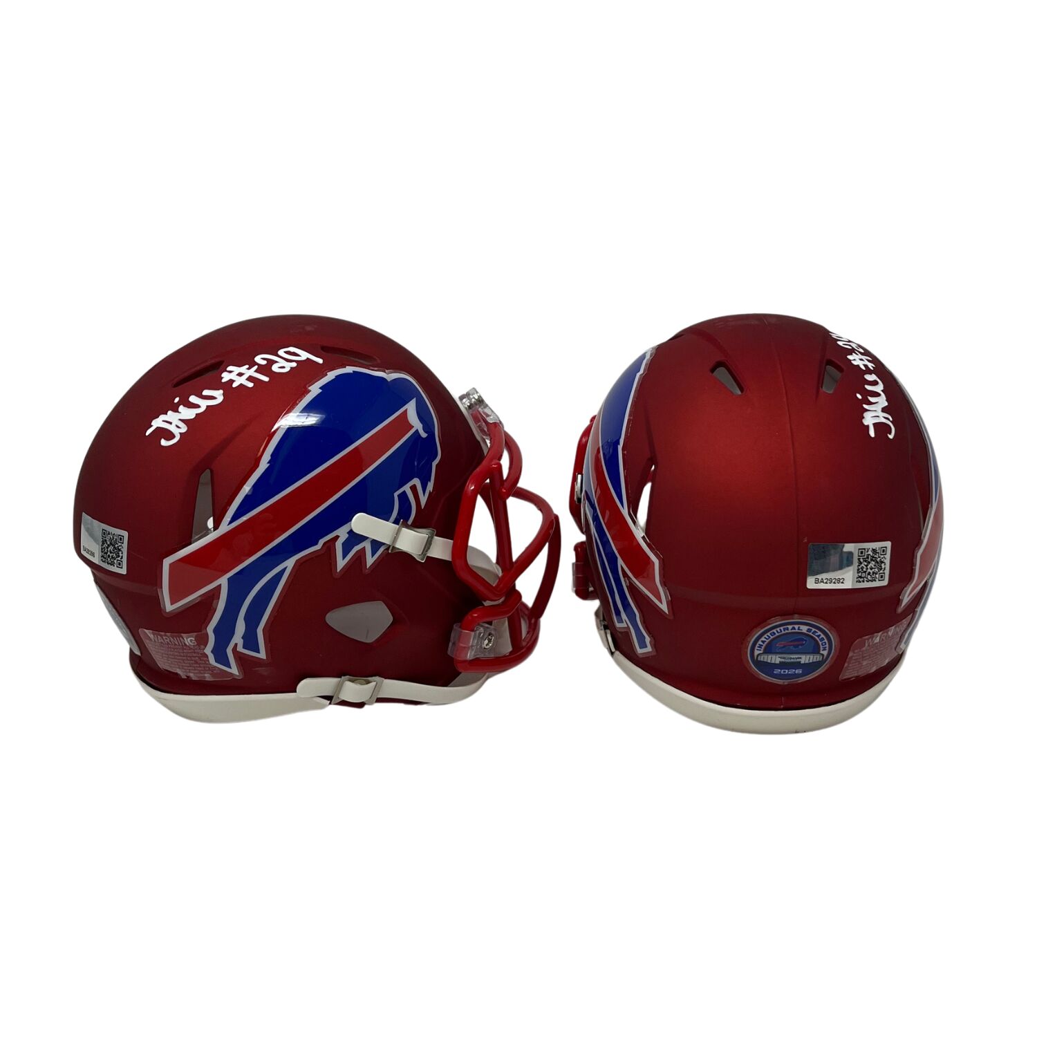 Jalon Kilgore Signed TSE Exclusive Riddell Inaugural Buffalo Bills Red Speed Mini Helmet