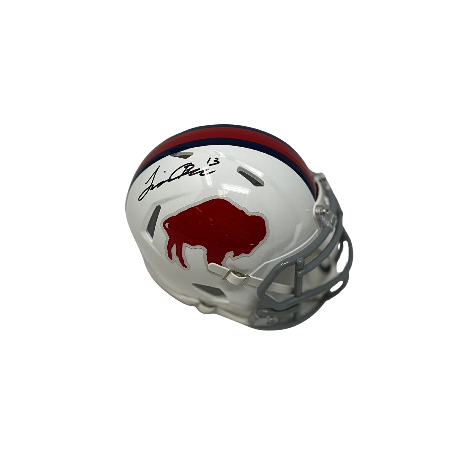 Skyler Bell Signed Buffalo Bills Standing Buffalo Speed Mini Helmet