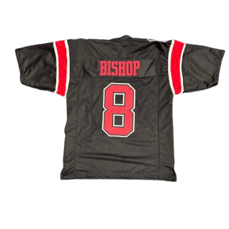 Cole Bishop Signed Pro-Style Black College Football Jersey