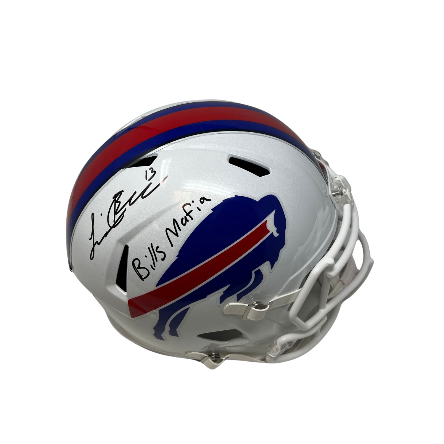 Skyler Bell Signed Buffalo Bills Full Size 2021 Speed Replica Helmet with "Bills Mafia"