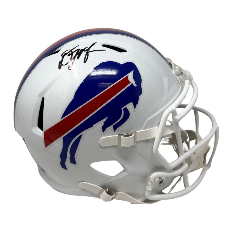 DJ Moore Signed Buffalo Bills Full Size 2021 Speed Replica Helmet