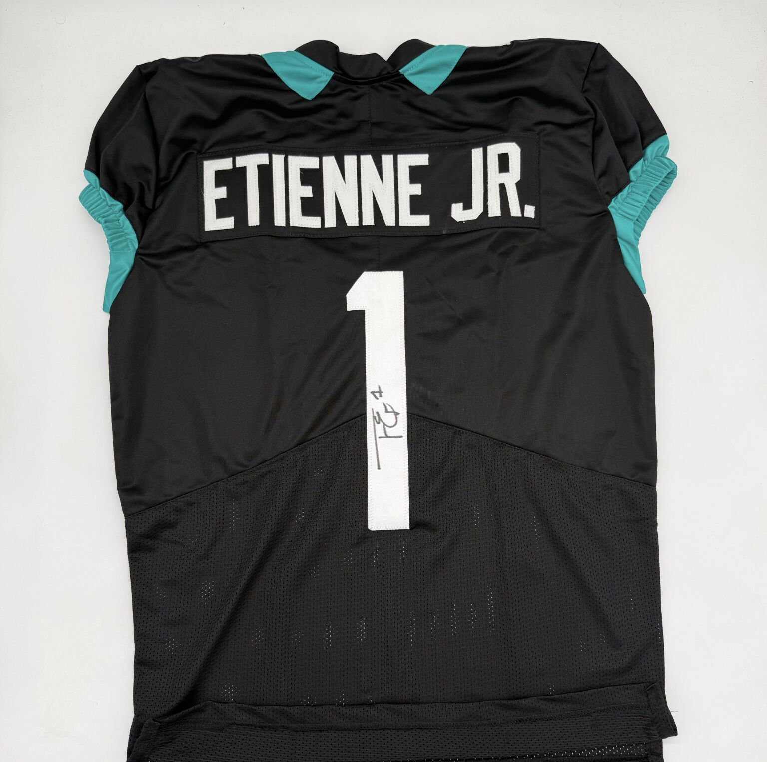 Etienne Signed Black Custom Jersey