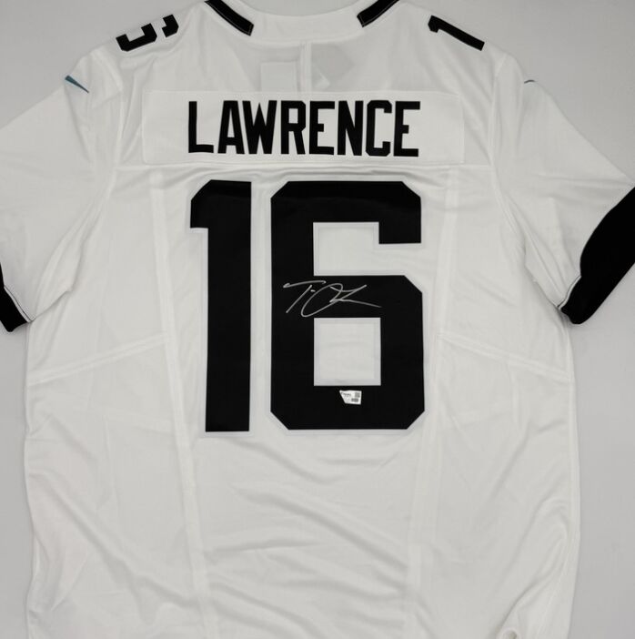 #16 Lawrence Signed White Nike Jersey