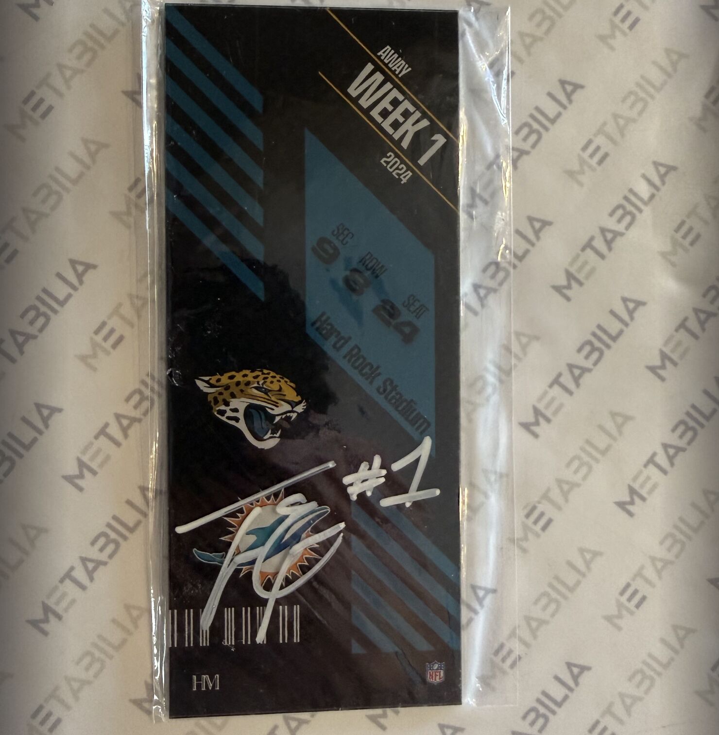 #1 Etienne Signed Week 1 Commemorative Ticket - 05/10