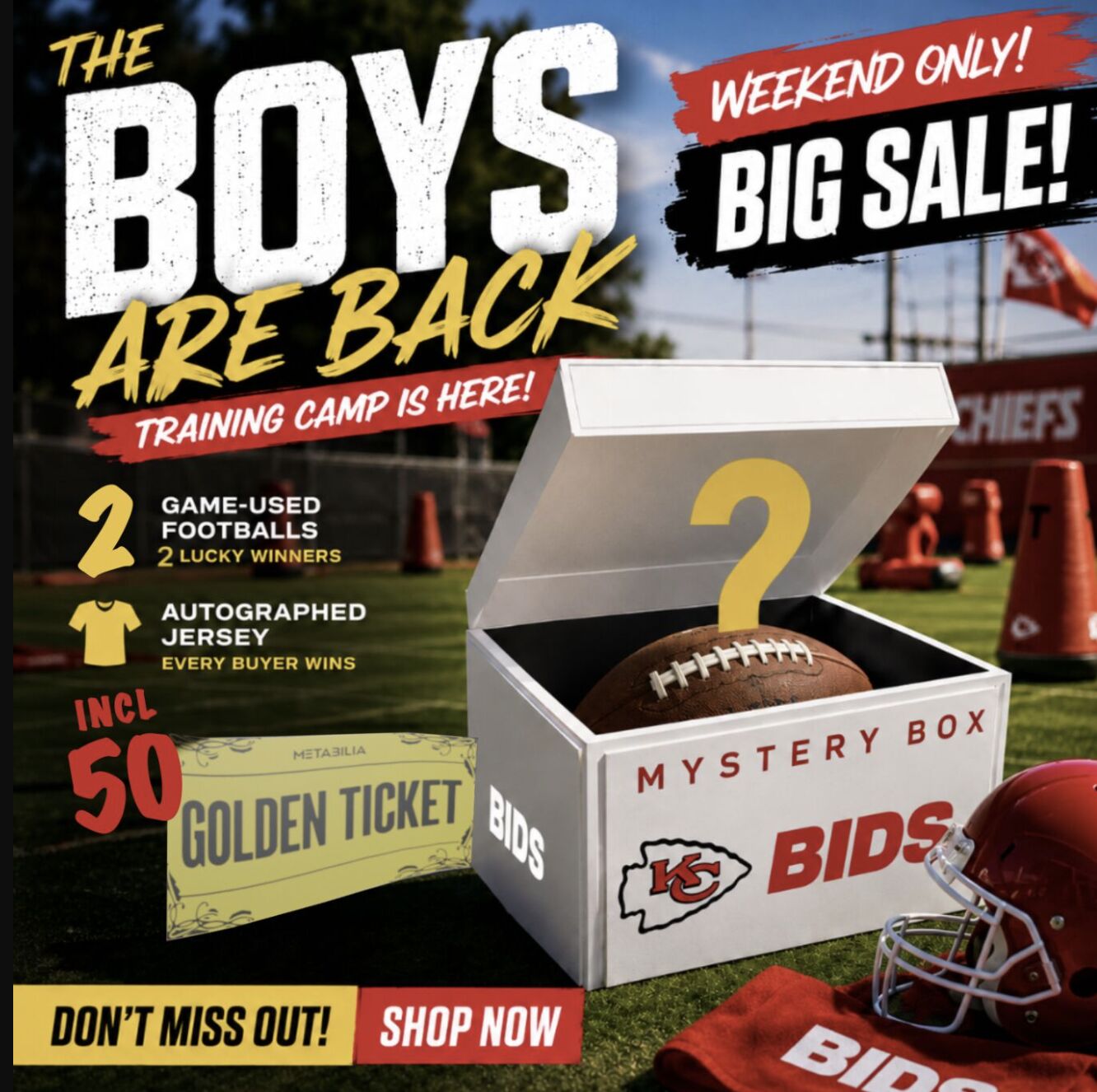 INSTANT MYSTERY - Autographed Jersey Mystery Series Incl 50 Golden Tickets