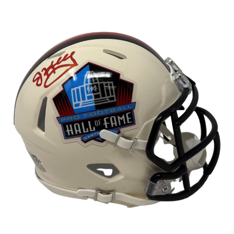 Jim Kelly Signed Hall of Fame Retro Speed Mini Helmet