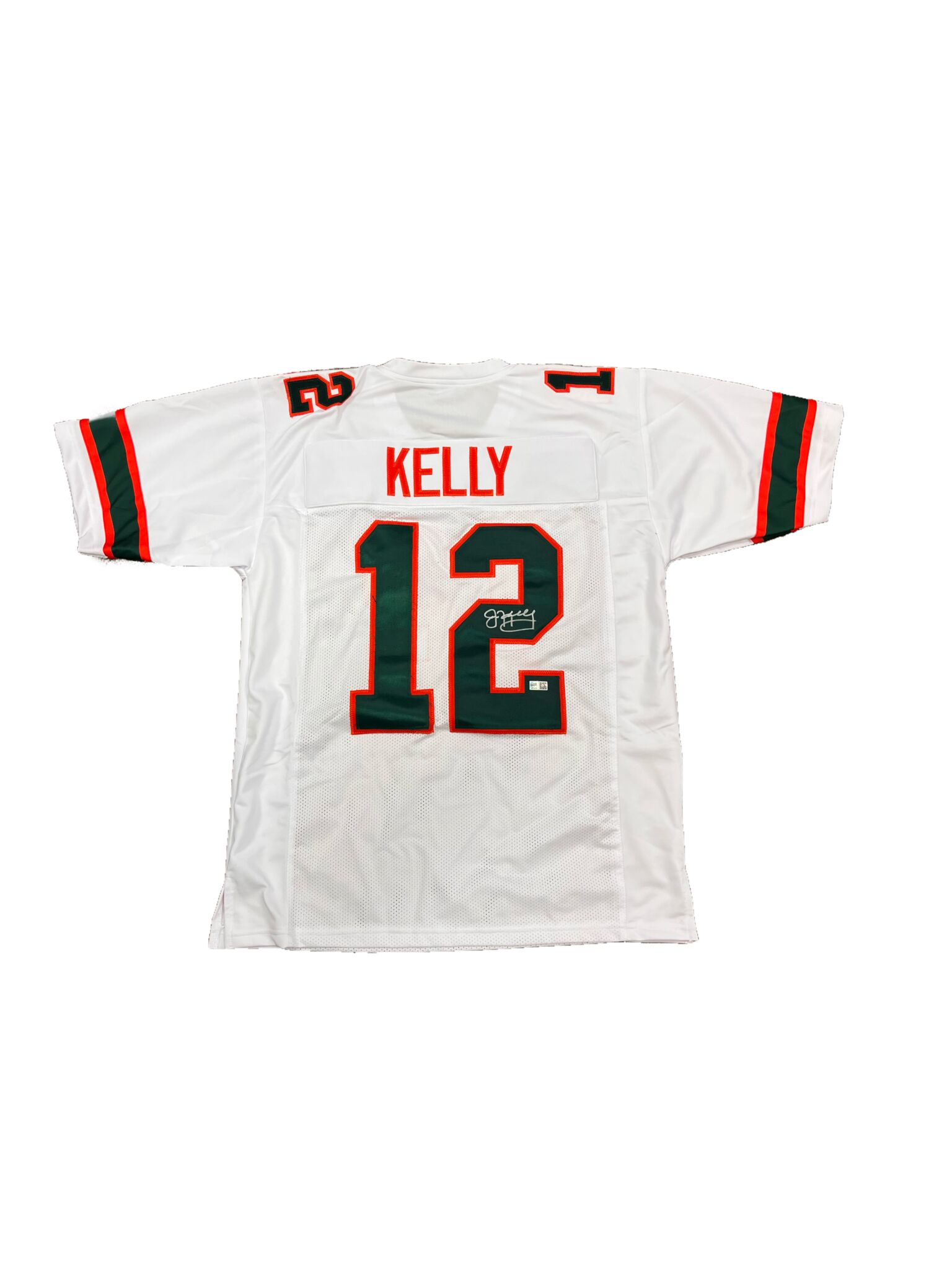 Jim Kelly Signed Pro-Style White College Jersey
